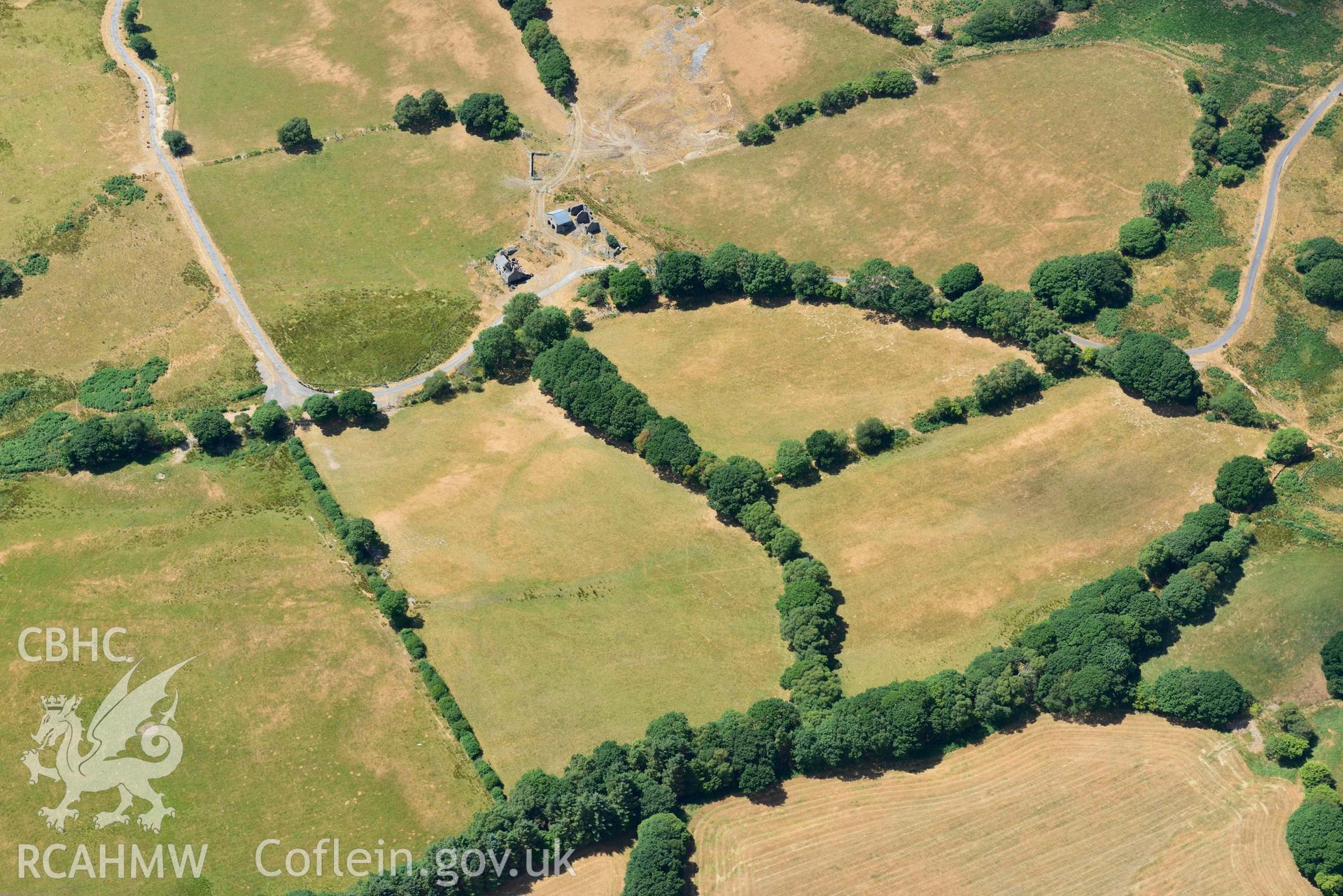 RCAHMW colour oblique aerial photograph of  Florida Mine taken on 9 July 2018 by Toby Driver