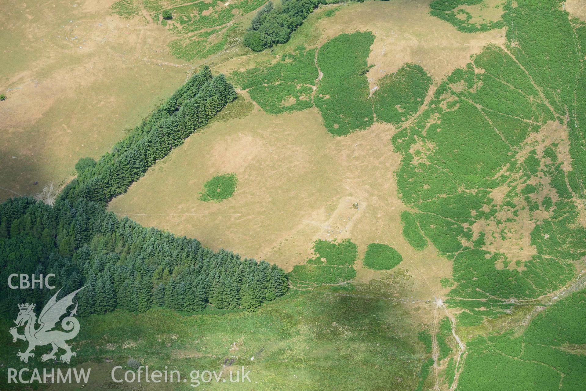 RCAHMW colour oblique aerial photograph of  Sheepcote Troed y rhiw taken on 9 July 2018 by Toby Driver