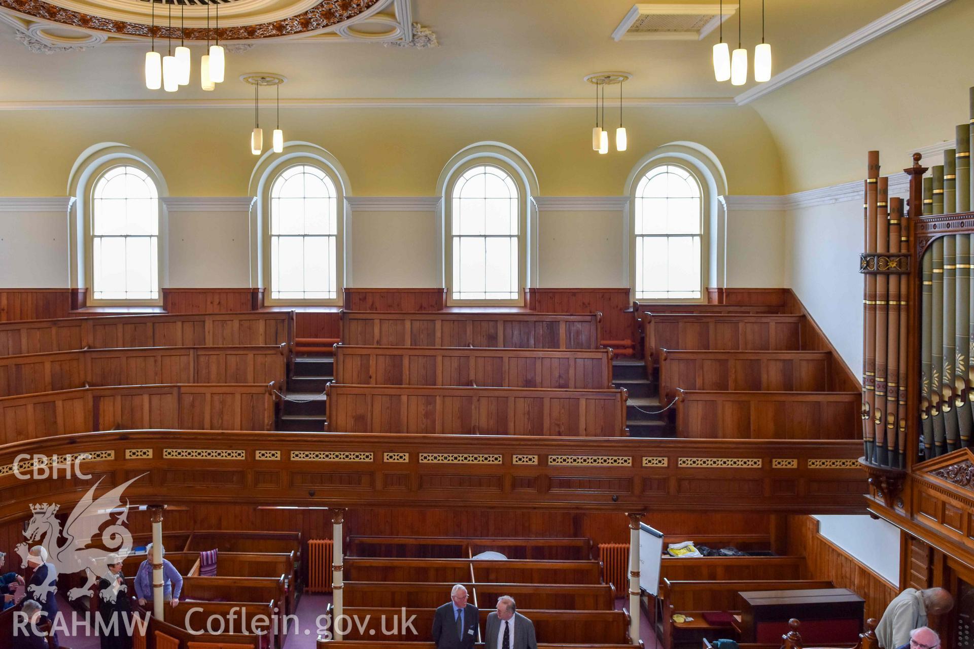 Ebeneser Methodist Chapel - View of the mezzanine floor, taken from West