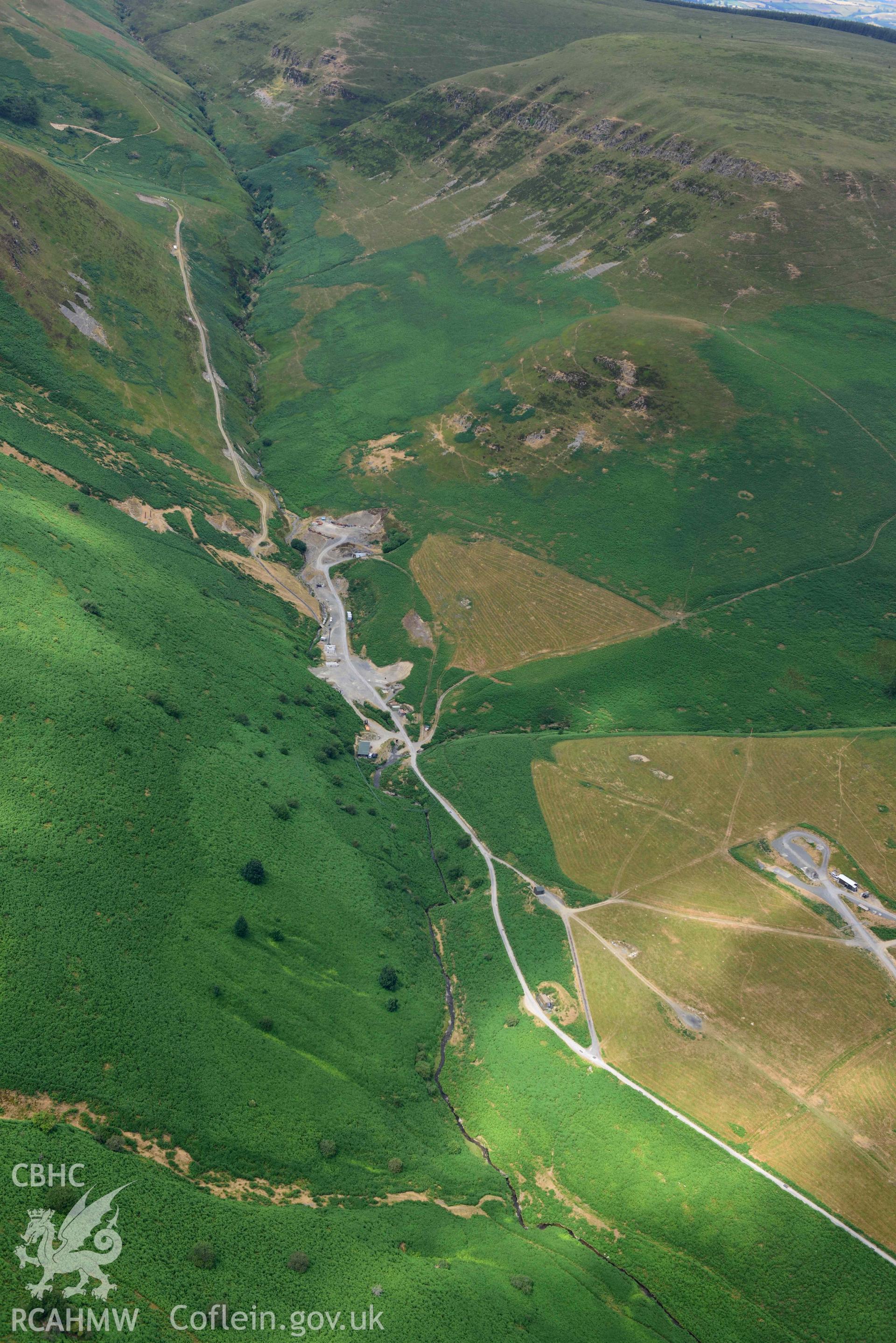 RCAHMW colour oblique aerial photograph of Radnor Range taken on 9 July 2018 by Toby Driver