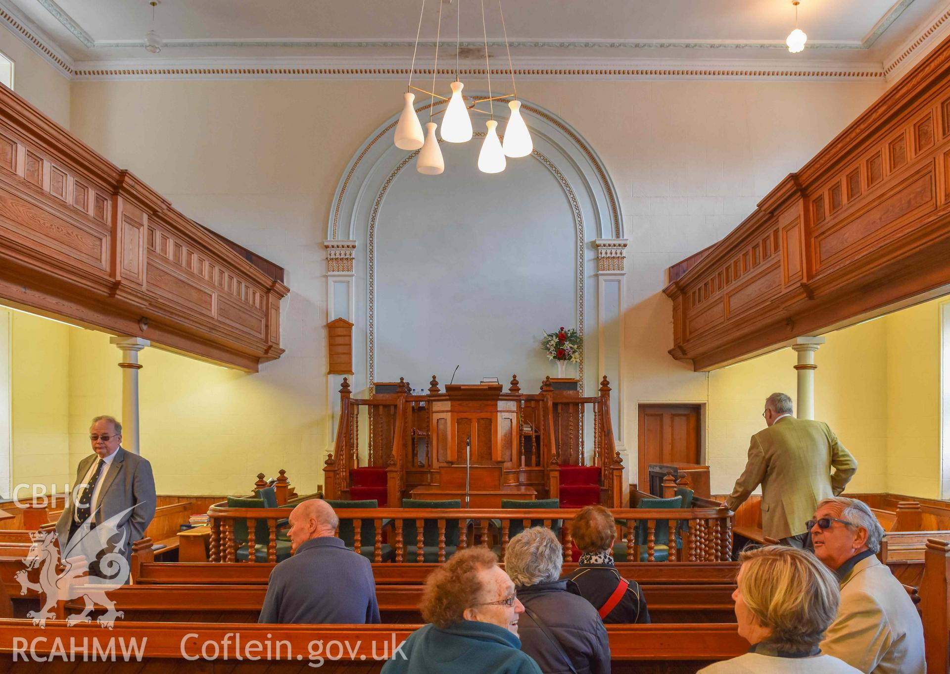 Judah Welsh Baptist Church - View of the nave towards the altar, taken from East