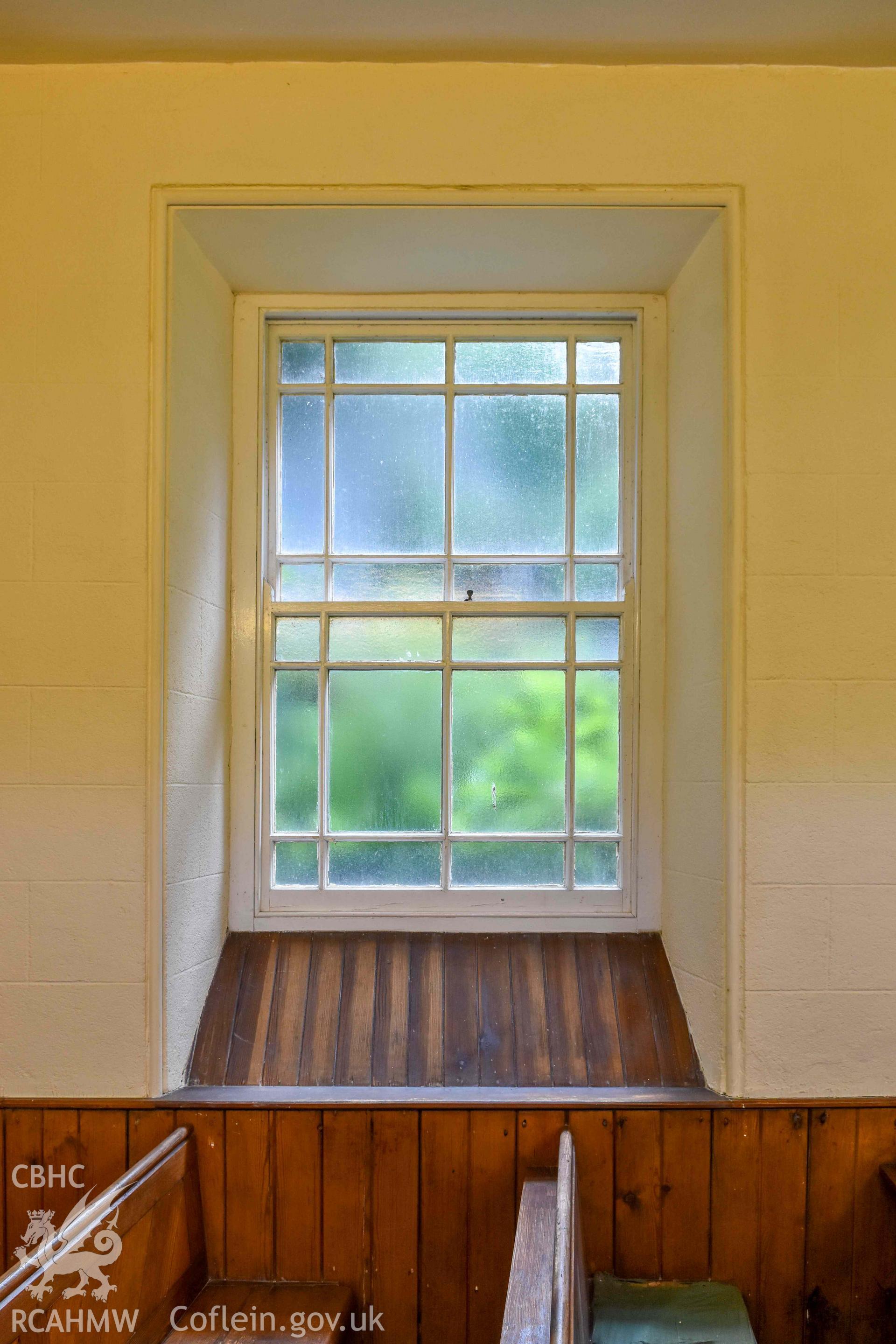 Judah Welsh Baptist Church - View of a window in the nave, taken from North