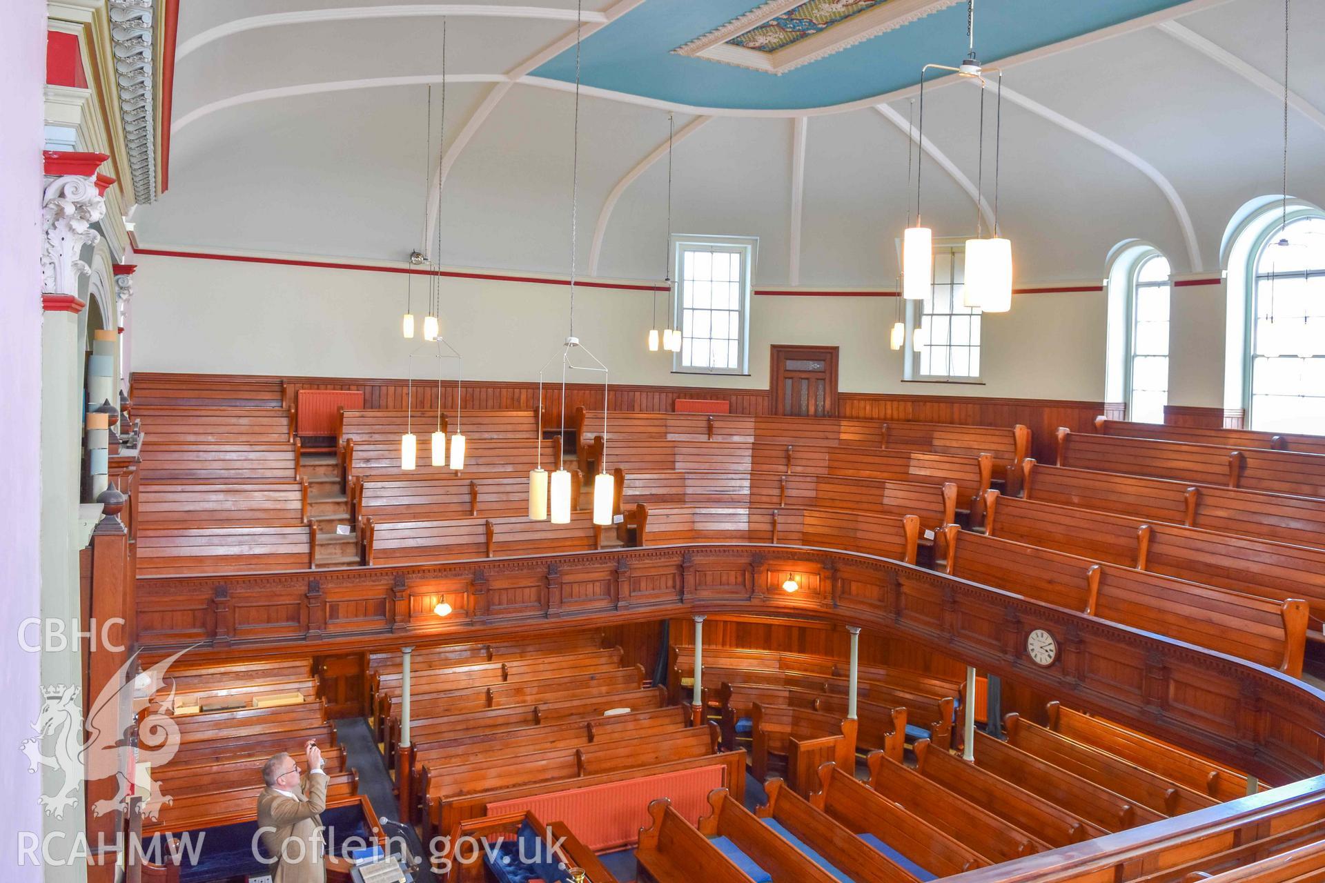 Salem Chapel - Internal, View of the chapel from the gallery, taken from South-East