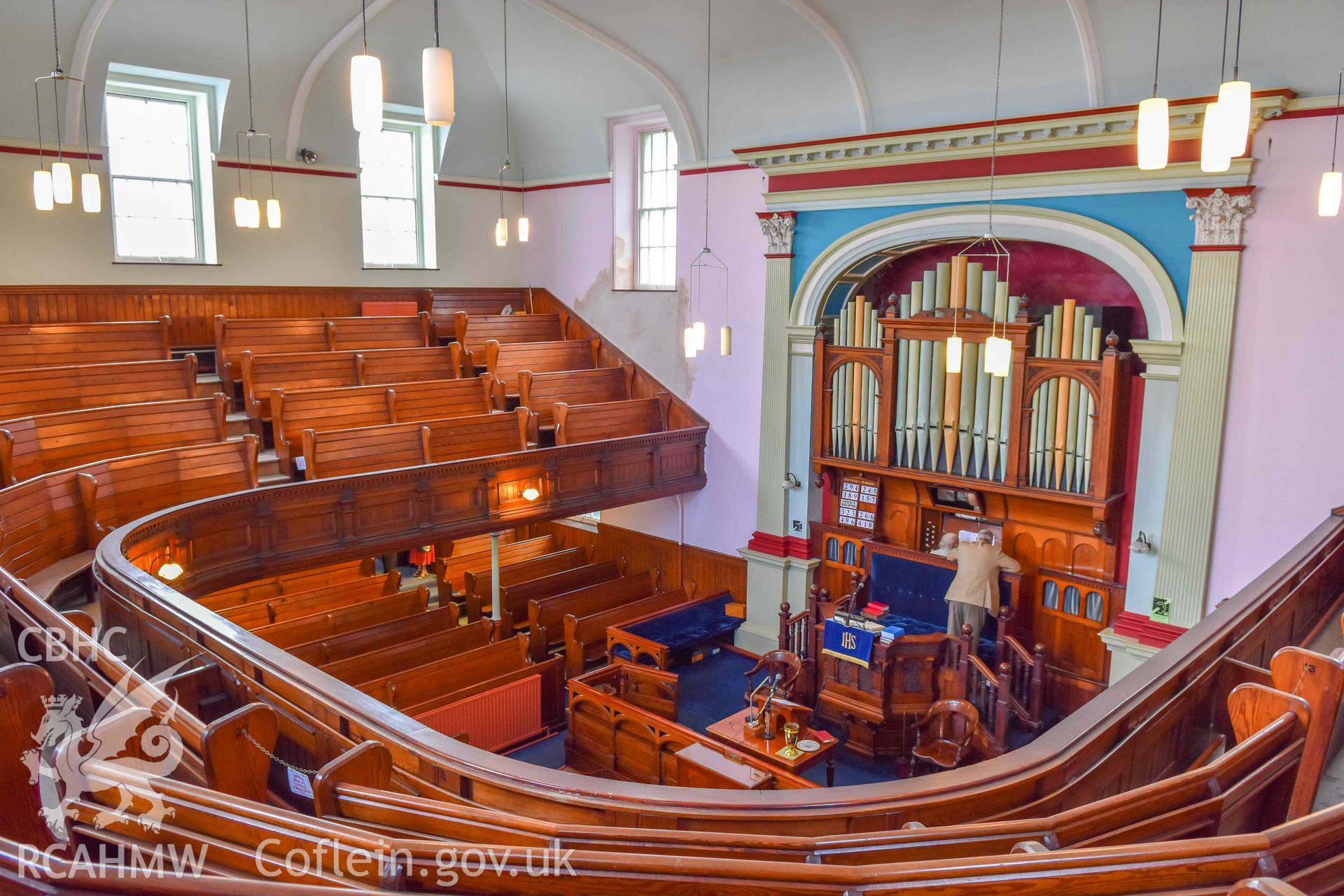Salem Chapel - Internal, View of the chapel from the gallery, taken from North-West