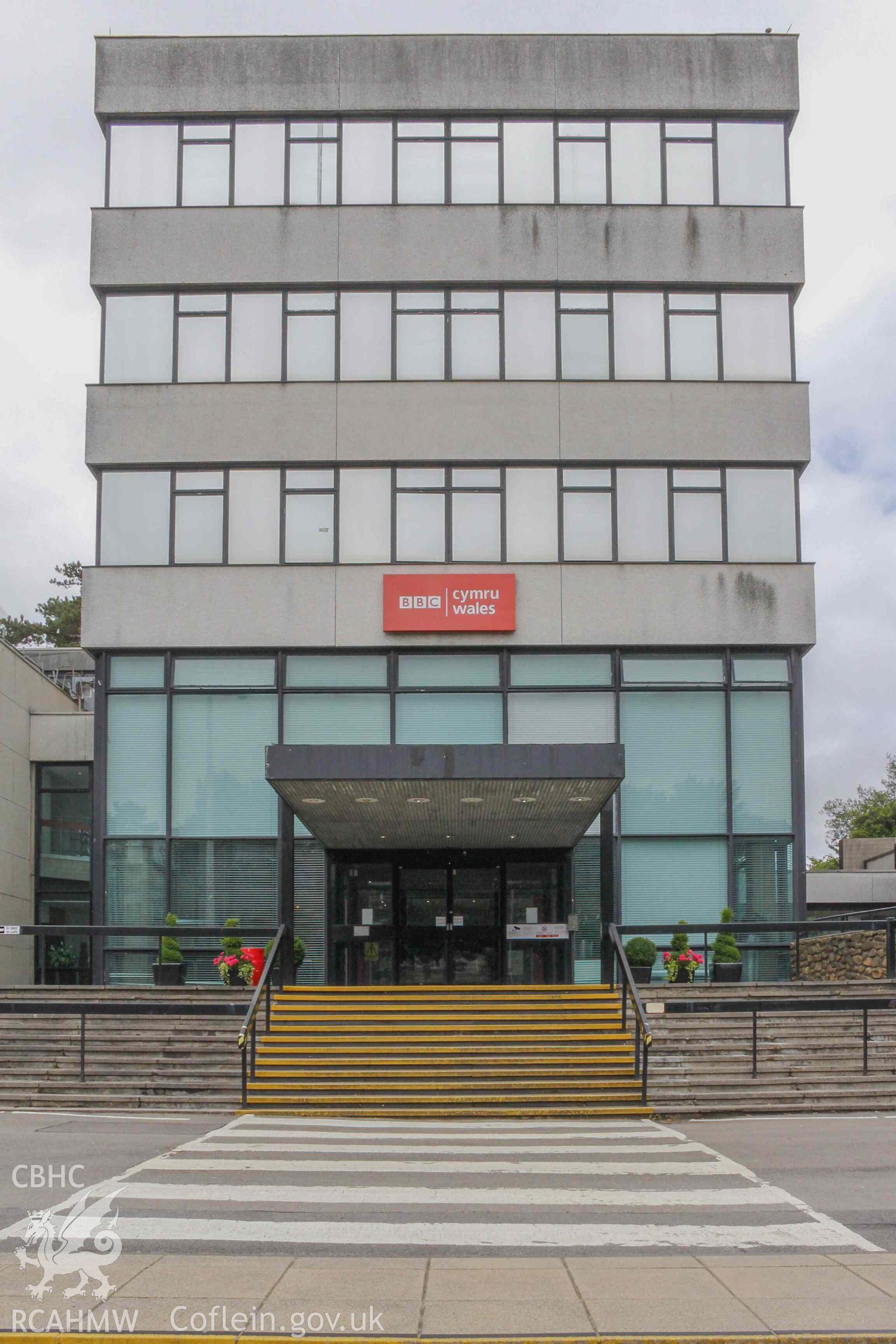 BBC Broadcasting House - Exterior, Front: View of the reception building, taken from South-West