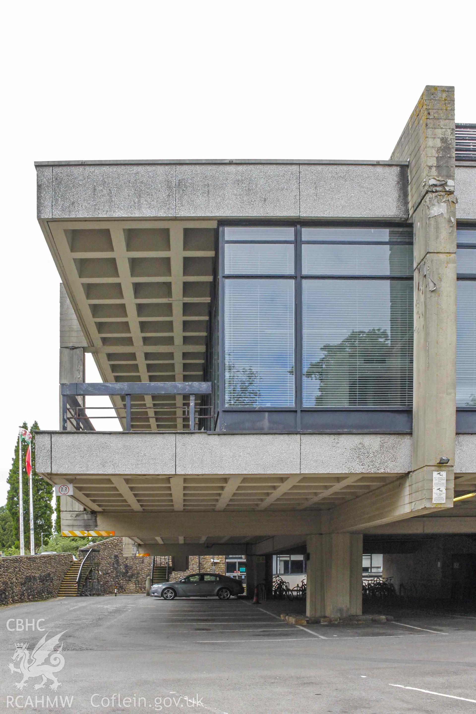 BBC Broadcasting House - Exterior, Canteen: View of the Southern portion of the canteen building, taken from East