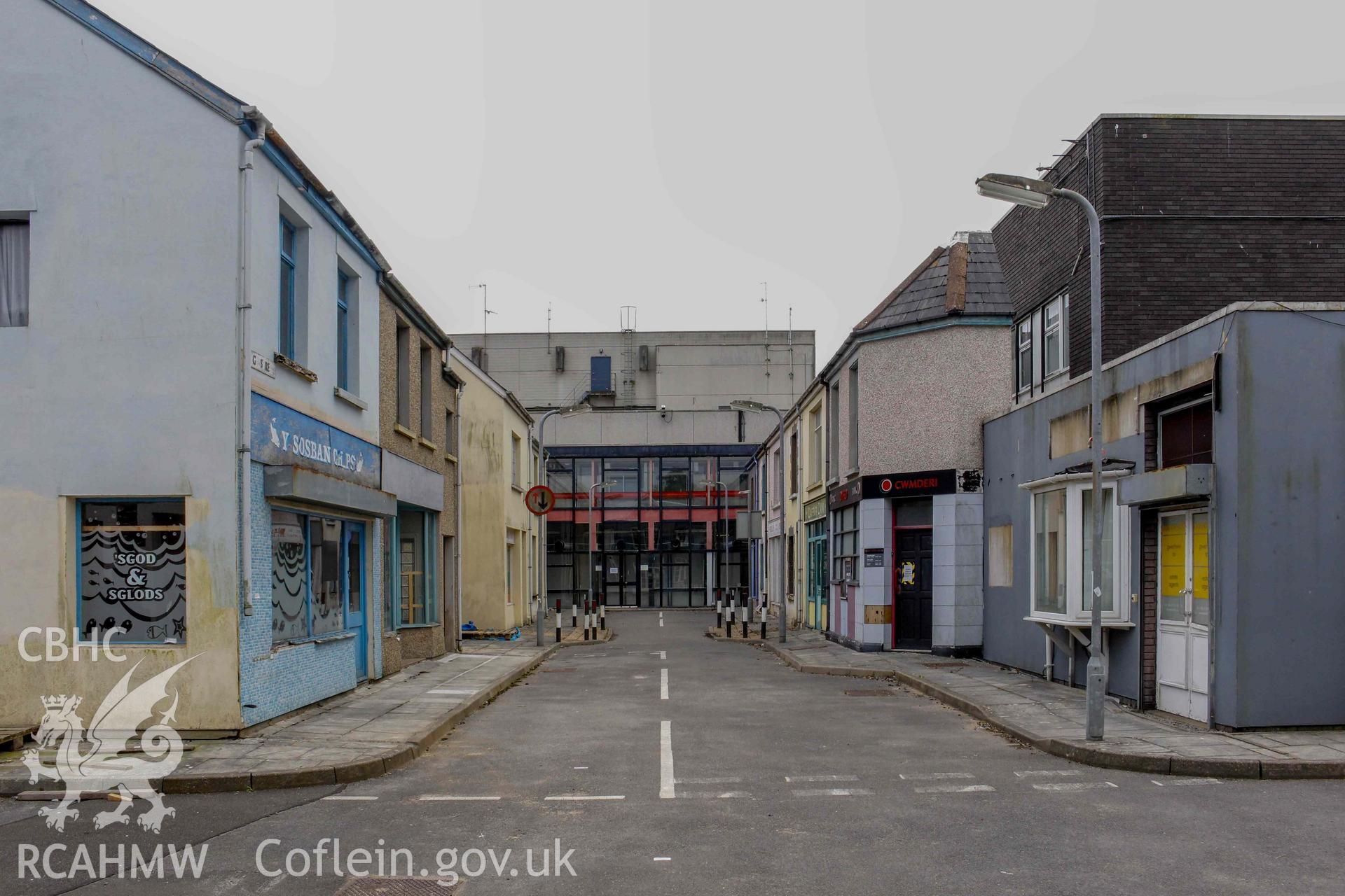 Pobl Y Cwm Set - Exterior, View down High Street, taken from North-East