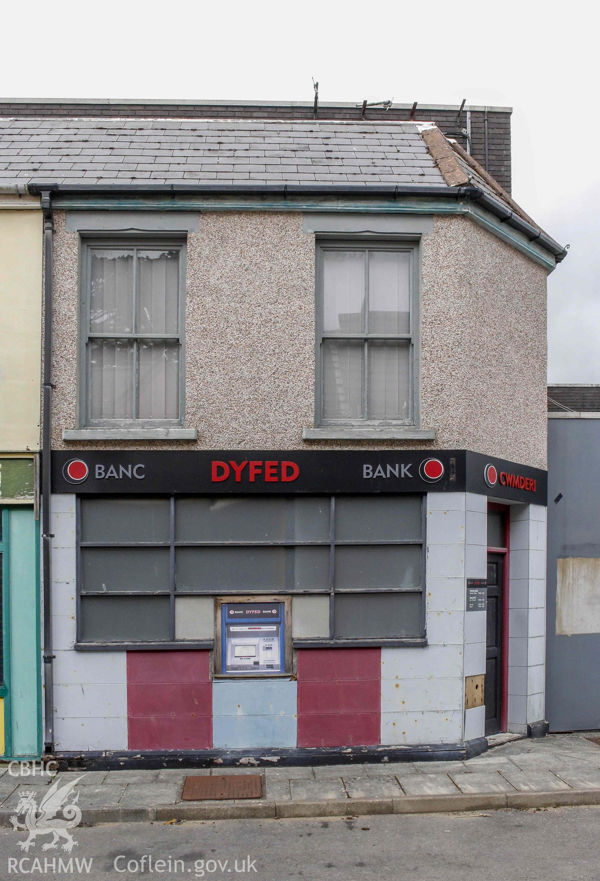 Pobl Y Cwm Set - Exterior, View of Dyfed Bank, taken from East