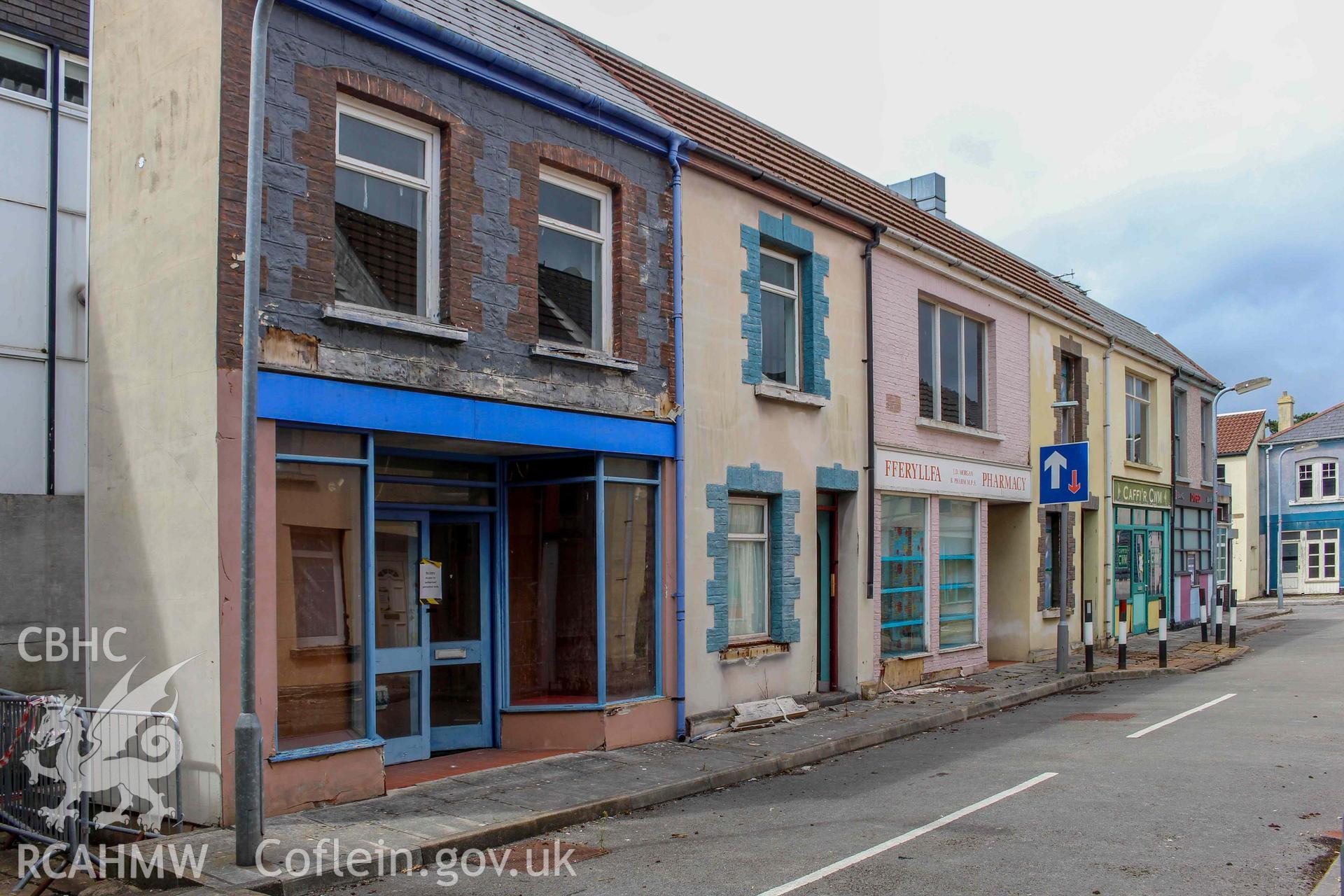 Pobl Y Cwm Set - Exterior, View of High Street, taken from South-East