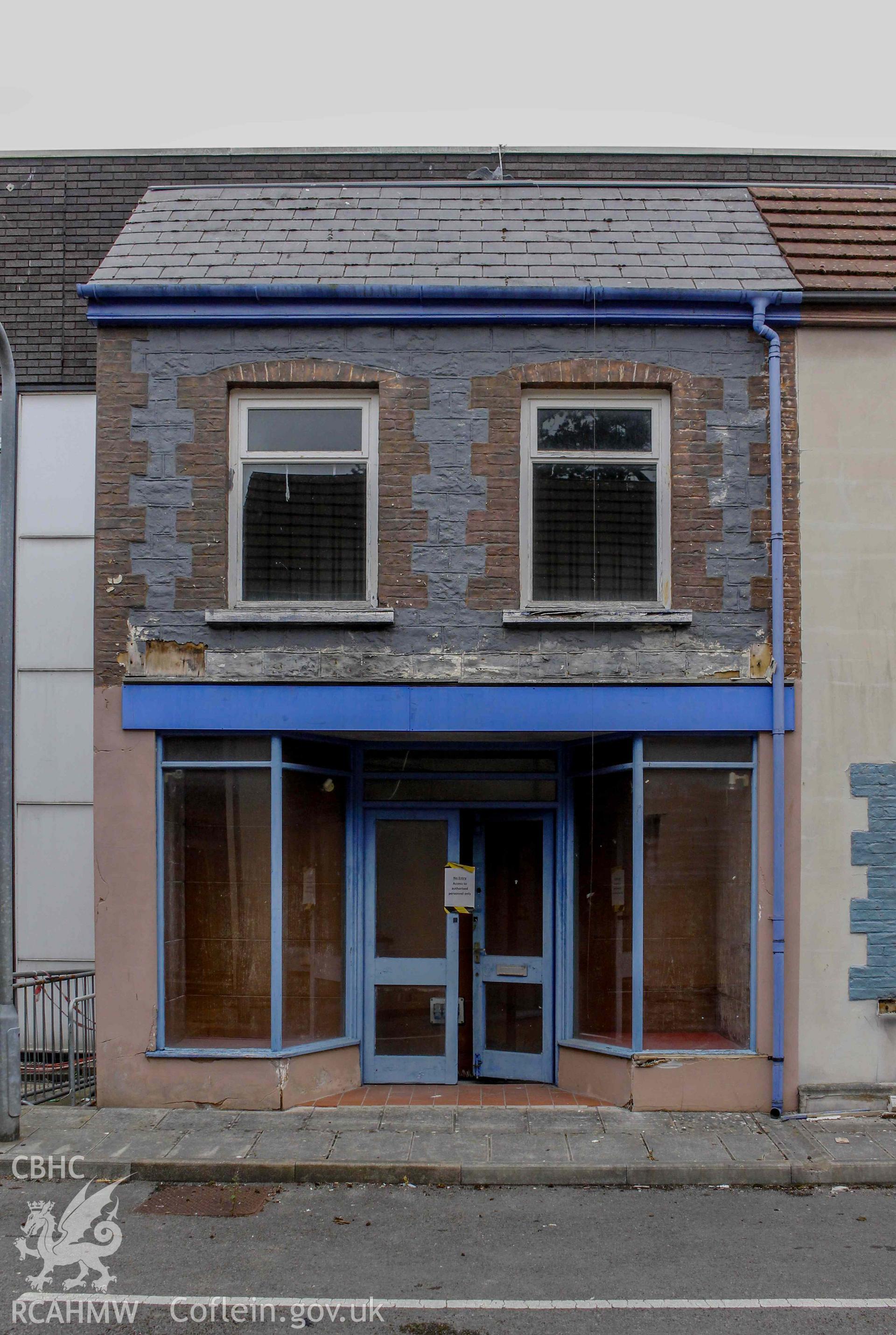 Pobl Y Cwm Set - Exterior, View of a shop on High Street, taken from South-East