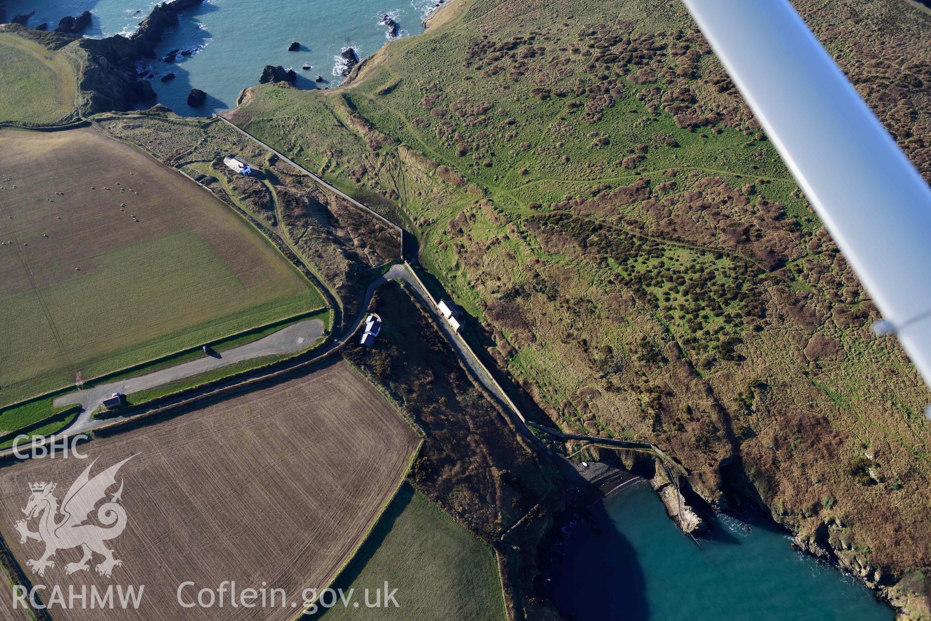 Aerial photo of Deer Park.  Aerial reconnaissance survey for the CHERISH Project. Crown Copyright: CHERISH PROJECT 2018. Produced with EU funds through the Ireland Wales Co-operation Programme 2014-2020. All material made freely available through the Open Government Licence.