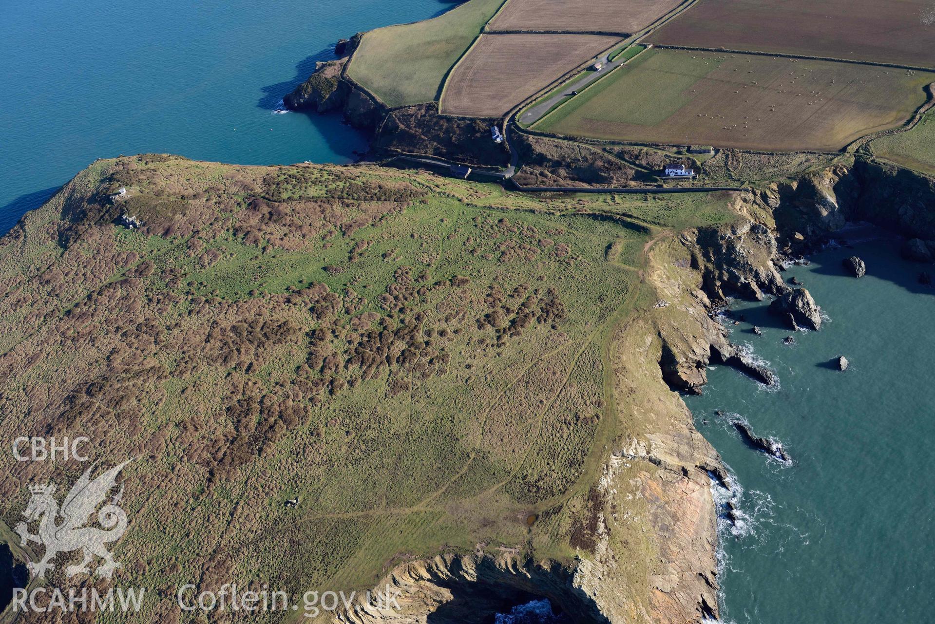 Aerial photo of Deer Park.  Aerial reconnaissance survey for the CHERISH Project. Crown Copyright: CHERISH PROJECT 2018. Produced with EU funds through the Ireland Wales Co-operation Programme 2014-2020. All material made freely available through the Open Government Licence.