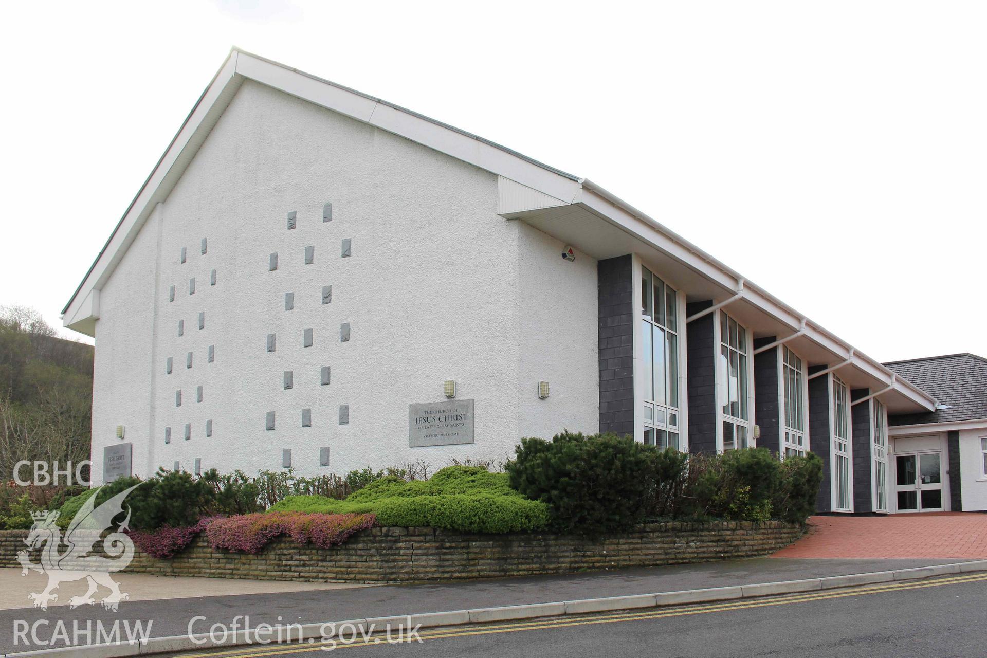 Church of Jesus Christ of Latter Day Saints, exterior from the south-east