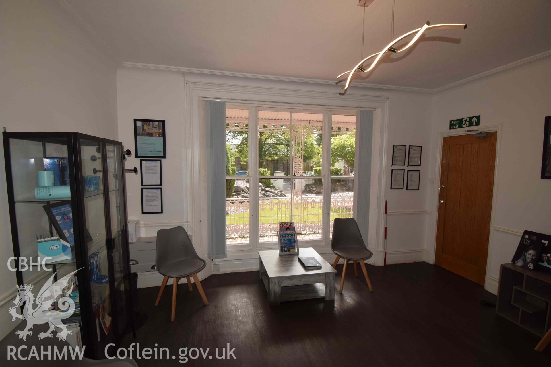 Photograph from a heritage impact assessment of proposed extension at Six Gables, Penlline Road, Cardiff, carried out by Trysor in 2022. Trysor Project No. 2022/851.
