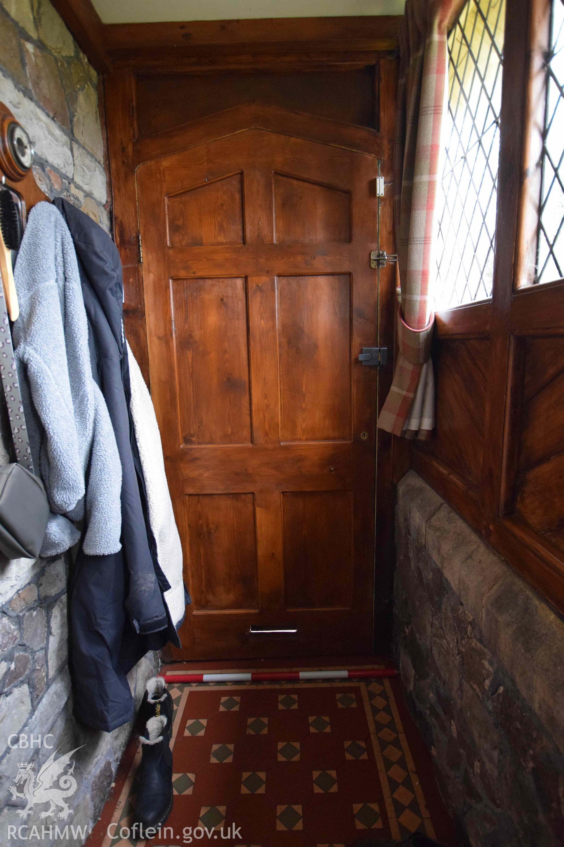 Photograph from a Level 3 building recording of the former lodge at Ty Fry Lodge, Pendoylan, carried out by Trysor in 2023. Trysor Project No. 2023/887.
