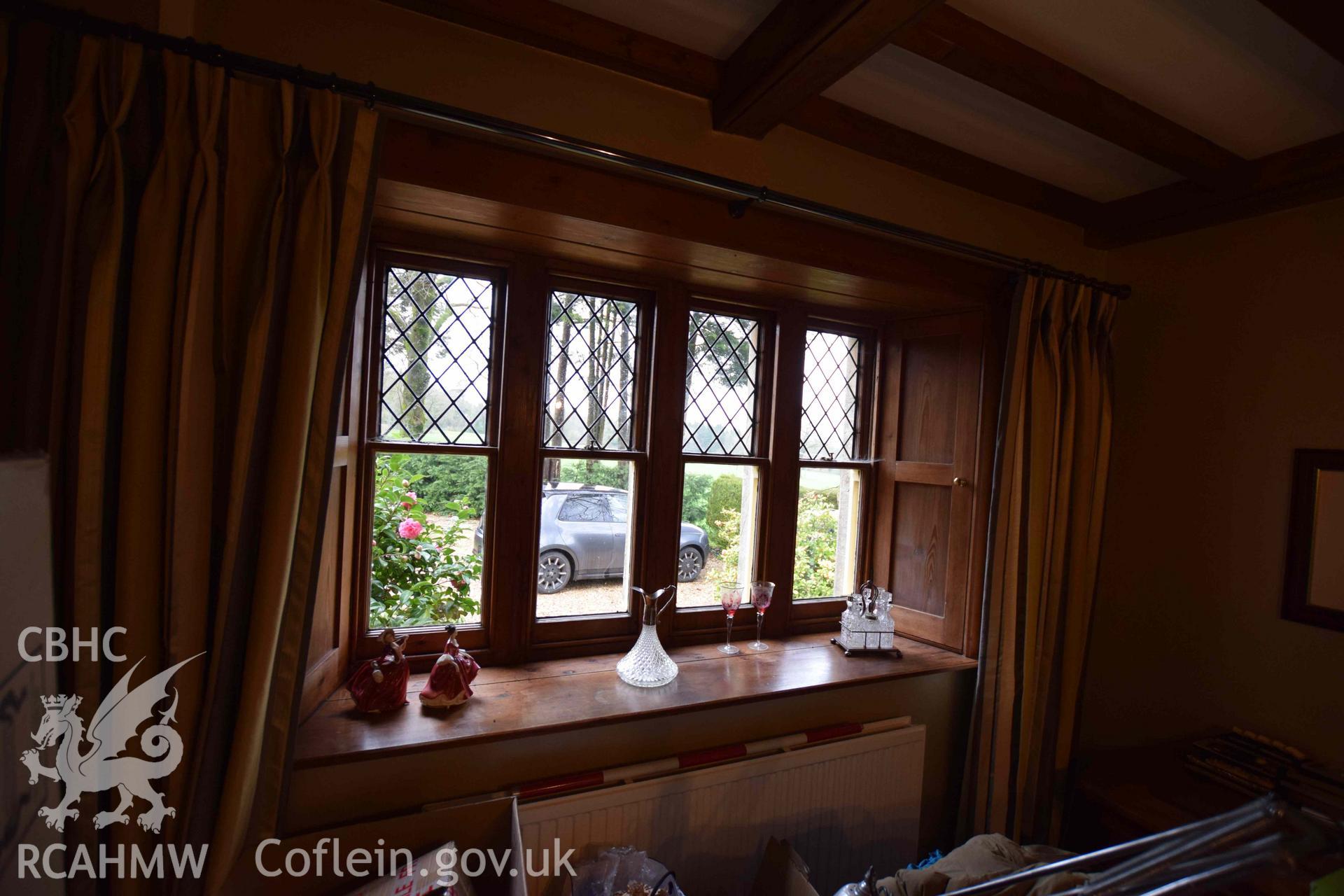 Photograph from a Level 3 building recording of the former lodge at Ty Fry Lodge, Pendoylan, carried out by Trysor in 2023. Trysor Project No. 2023/887.