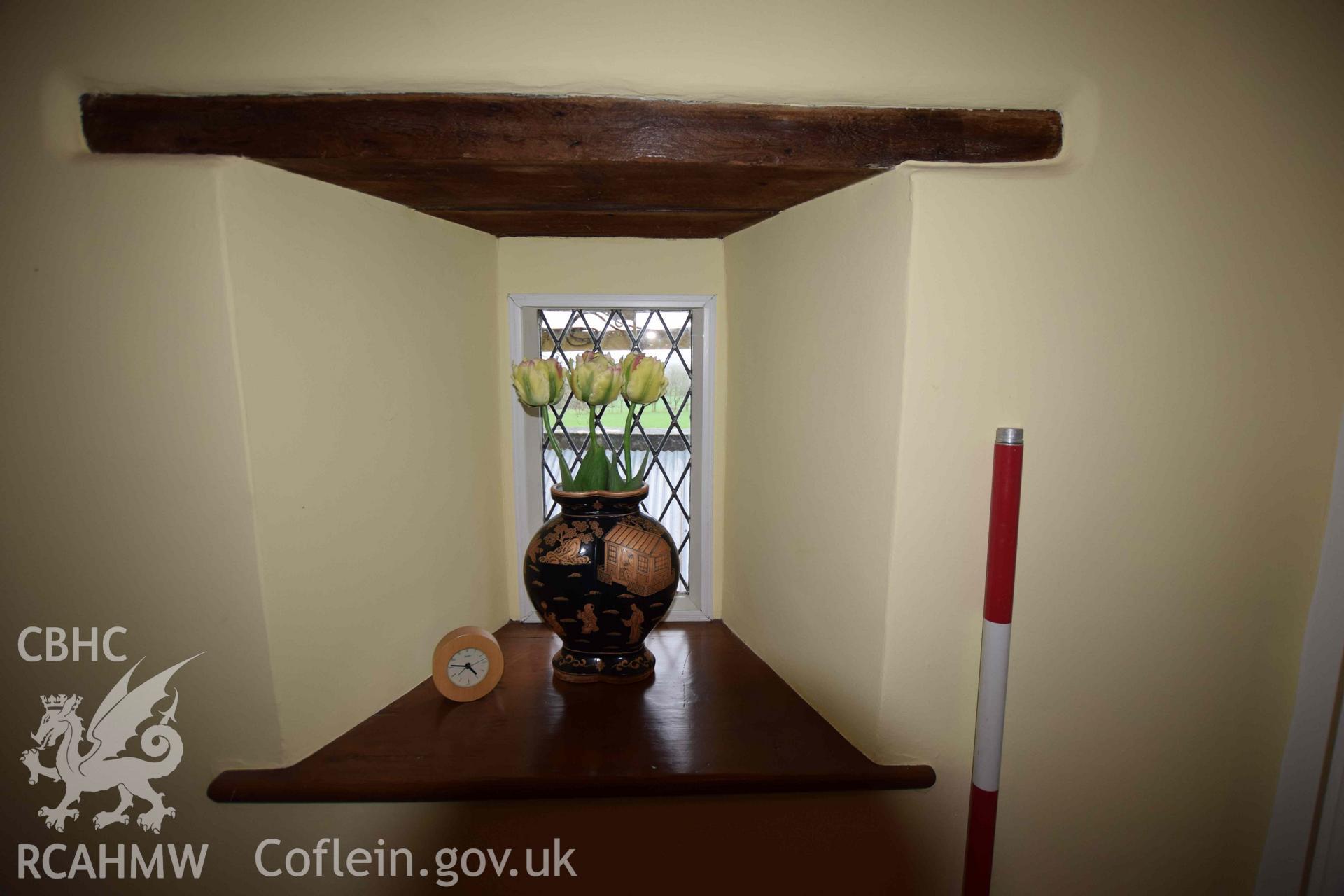 Photograph from a Level 3 building recording of the former lodge at Ty Fry Lodge, Pendoylan, carried out by Trysor in 2023. Trysor Project No. 2023/887.