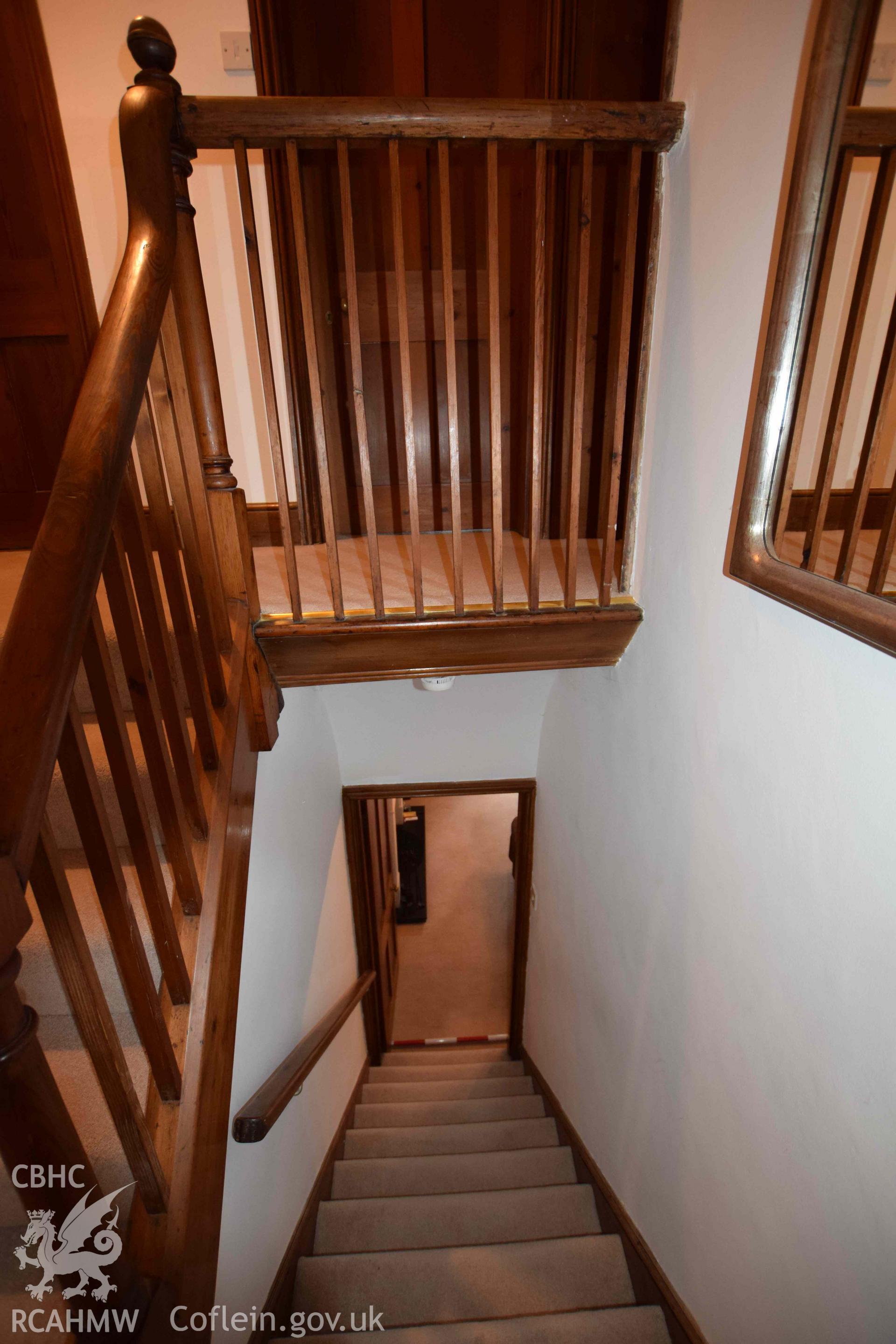 Photograph from a Level 3 building recording of the former lodge at Ty Fry Lodge, Pendoylan, carried out by Trysor in 2023. Trysor Project No. 2023/887.
