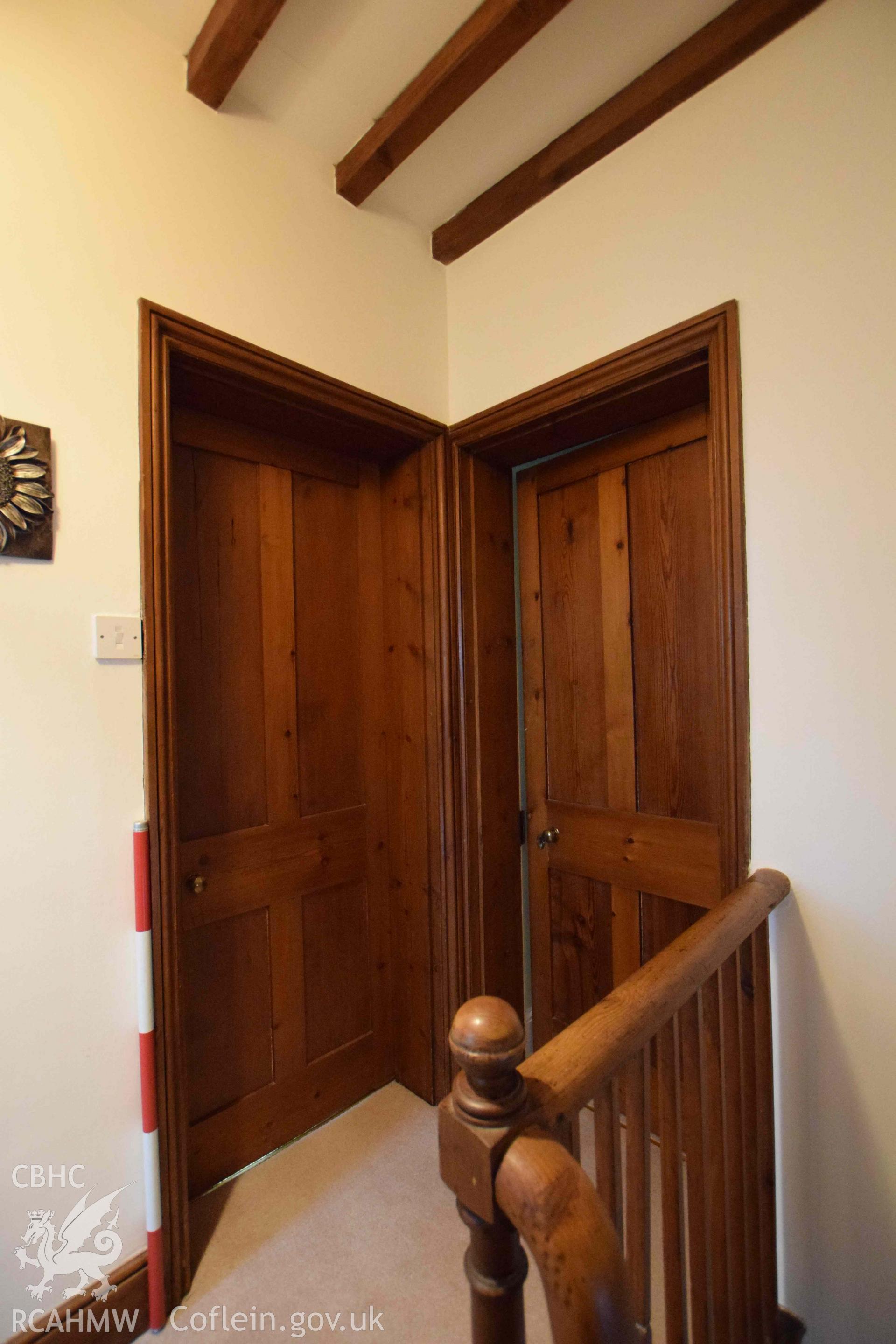 Photograph from a Level 3 building recording of the former lodge at Ty Fry Lodge, Pendoylan, carried out by Trysor in 2023. Trysor Project No. 2023/887.