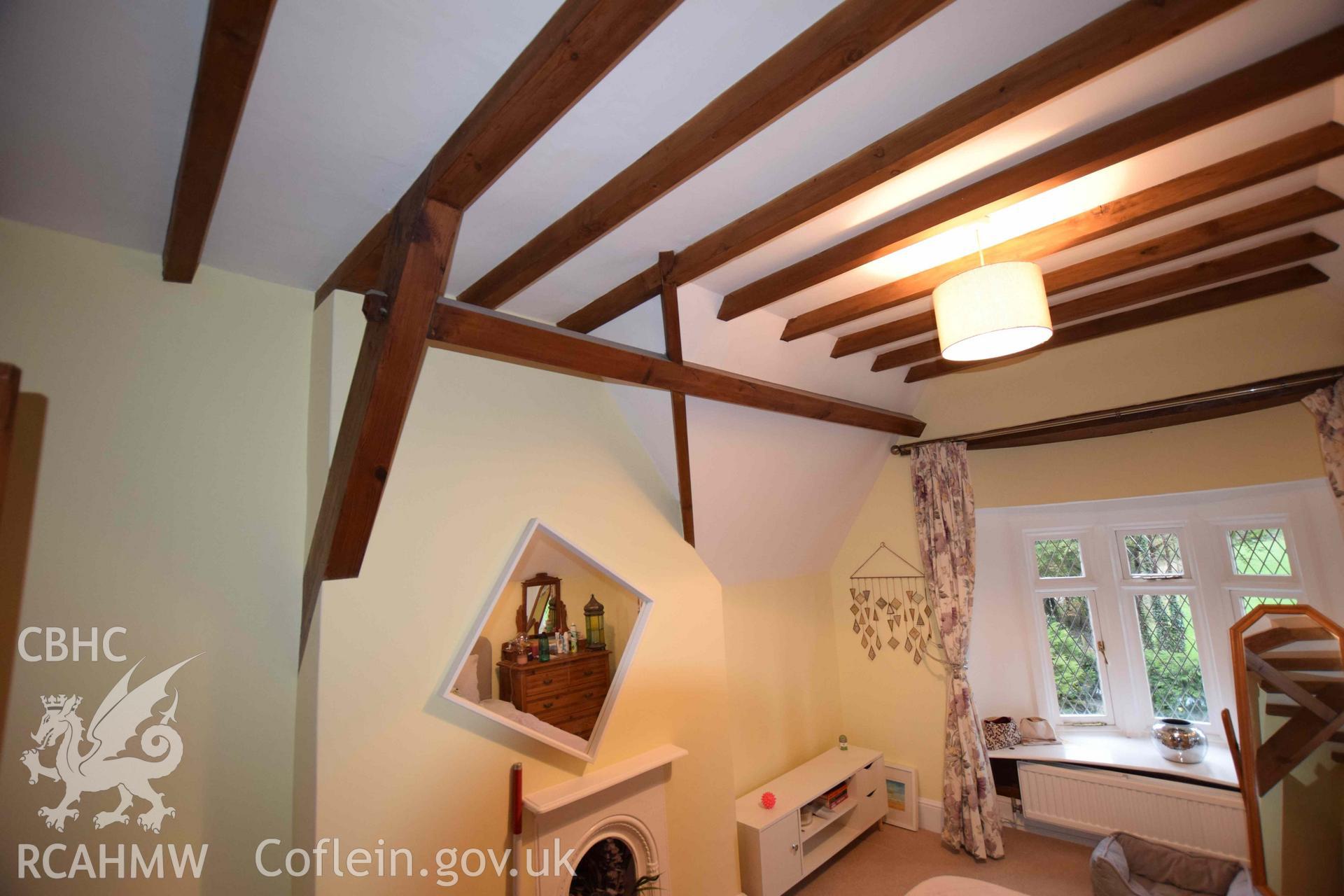 Photograph from a Level 3 building recording of the former lodge at Ty Fry Lodge, Pendoylan, carried out by Trysor in 2023. Trysor Project No. 2023/887.