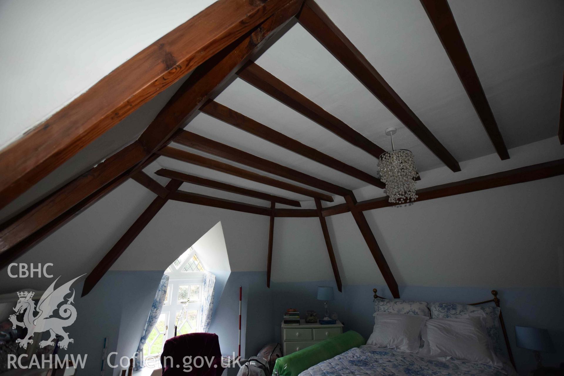 Photograph from a Level 3 building recording of the former lodge at Ty Fry Lodge, Pendoylan, carried out by Trysor in 2023. Trysor Project No. 2023/887.