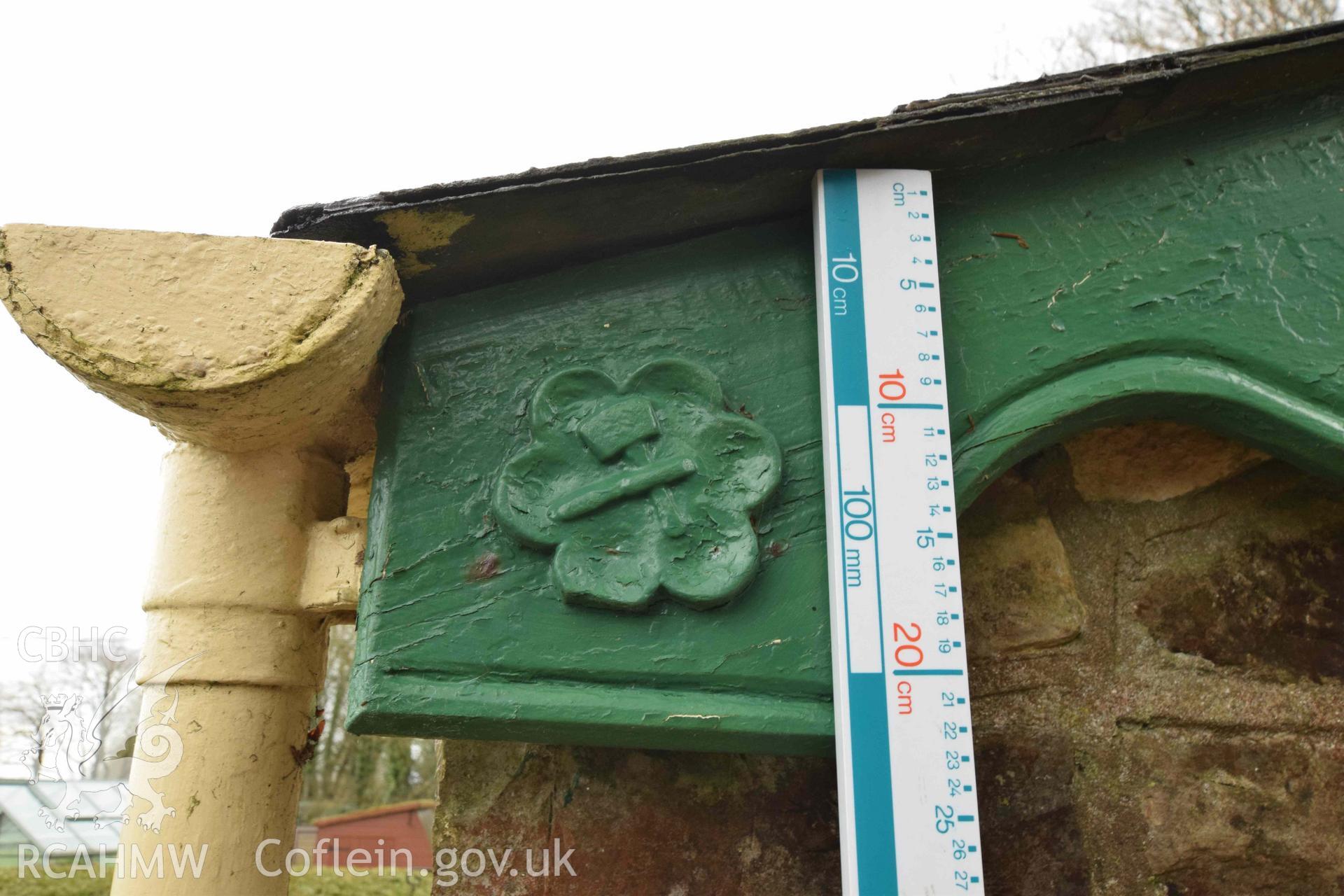 Photograph from a Level 3 building recording of the former lodge at Ty Fry Lodge, Pendoylan, carried out by Trysor in 2023. Trysor Project No. 2023/887.