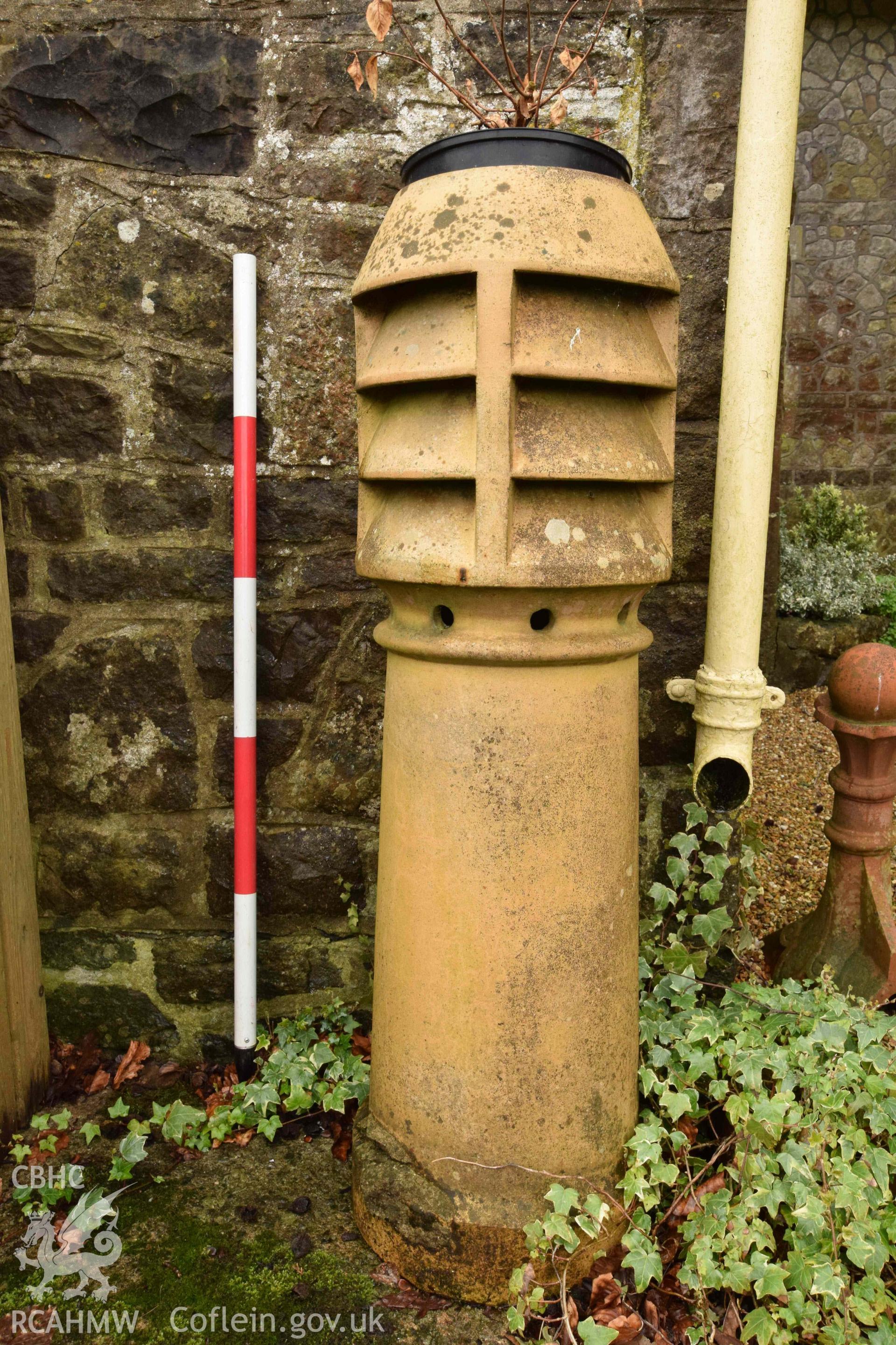 Photograph from a Level 3 building recording of the former lodge at Ty Fry Lodge, Pendoylan, carried out by Trysor in 2023. Trysor Project No. 2023/887.