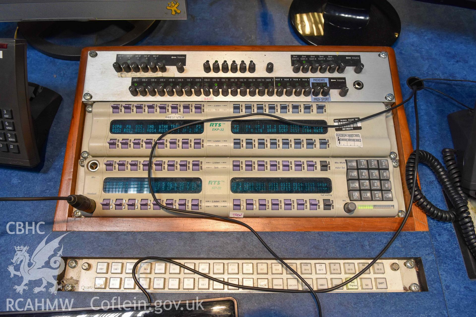 BBC Broadcasting House - Interior, C2 Vision Gallery: View of an intercom console, taken from South