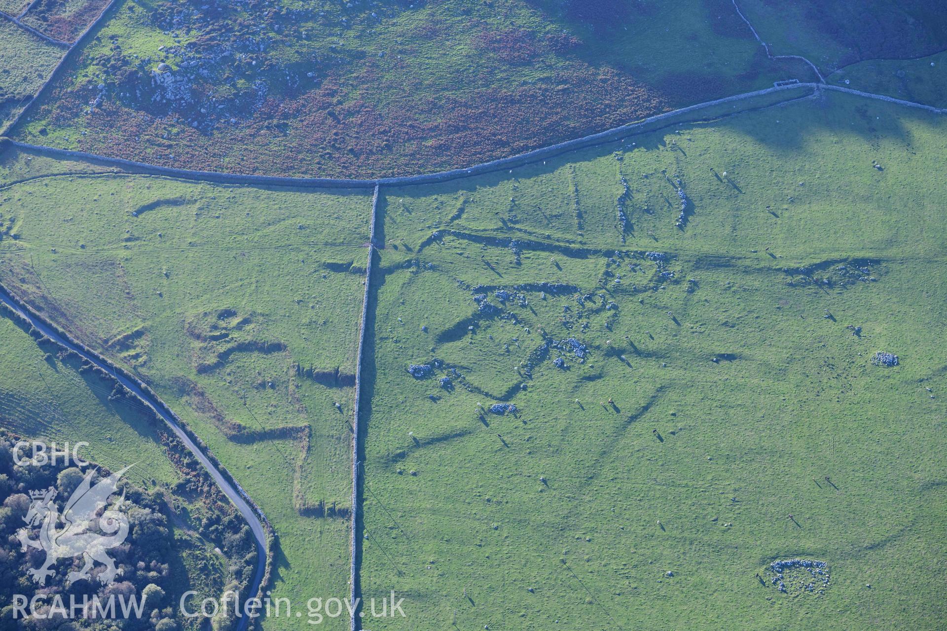 Hut circle settlement and field system at Pen-y-caerau