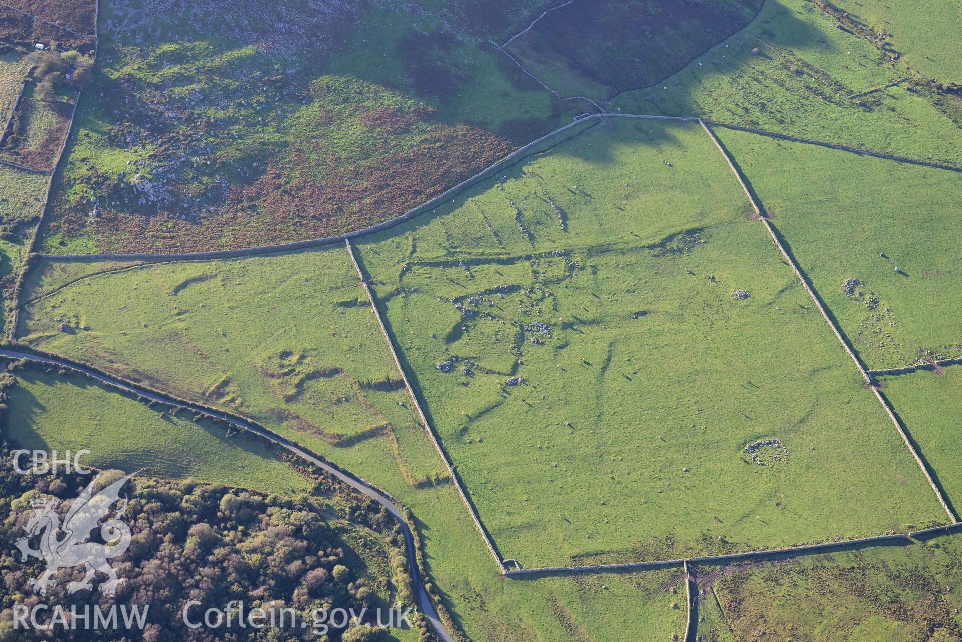 Hut circle settlement and field system at Pen-y-caerau