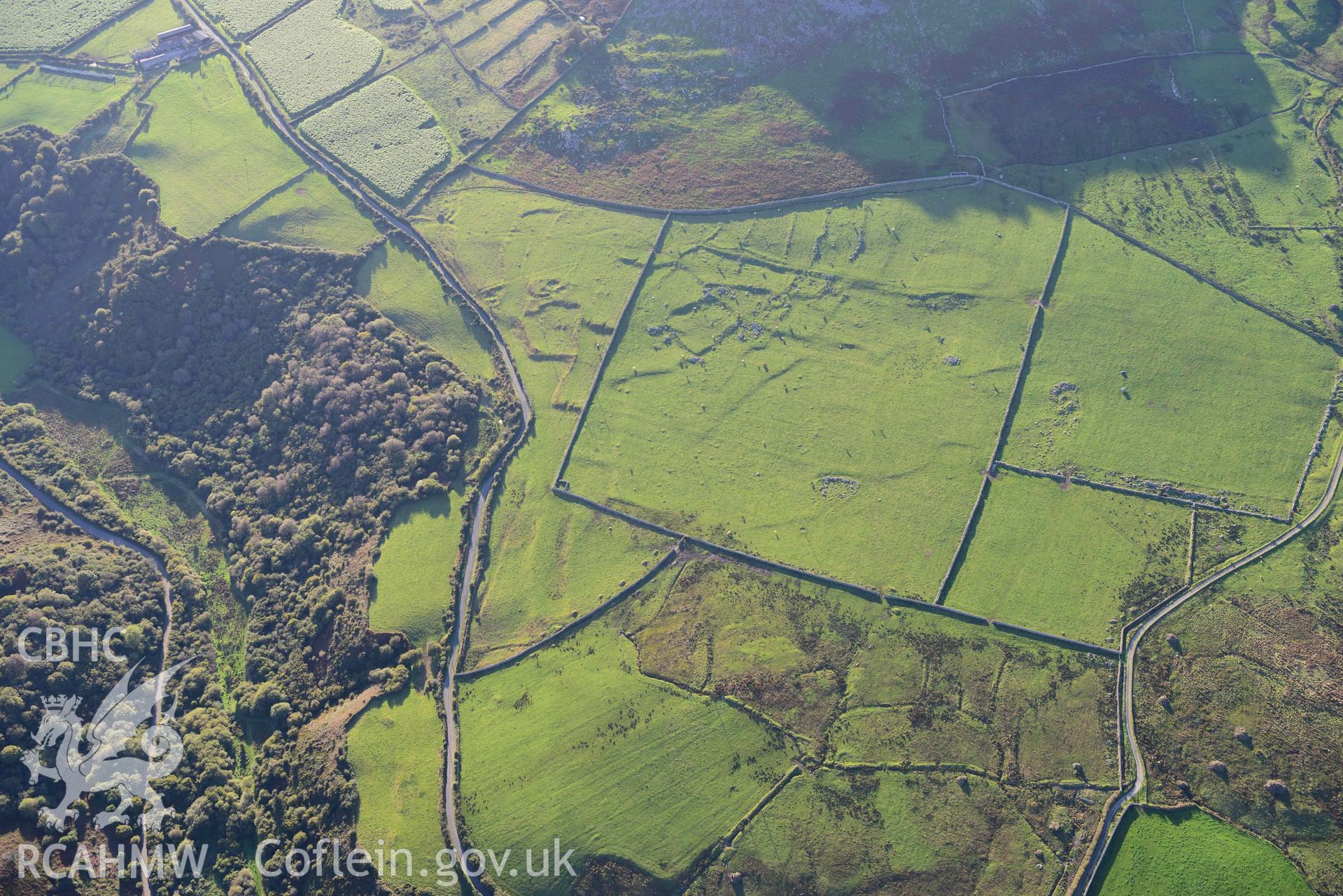 Hut circle settlement and field system at Pen-y-caerau