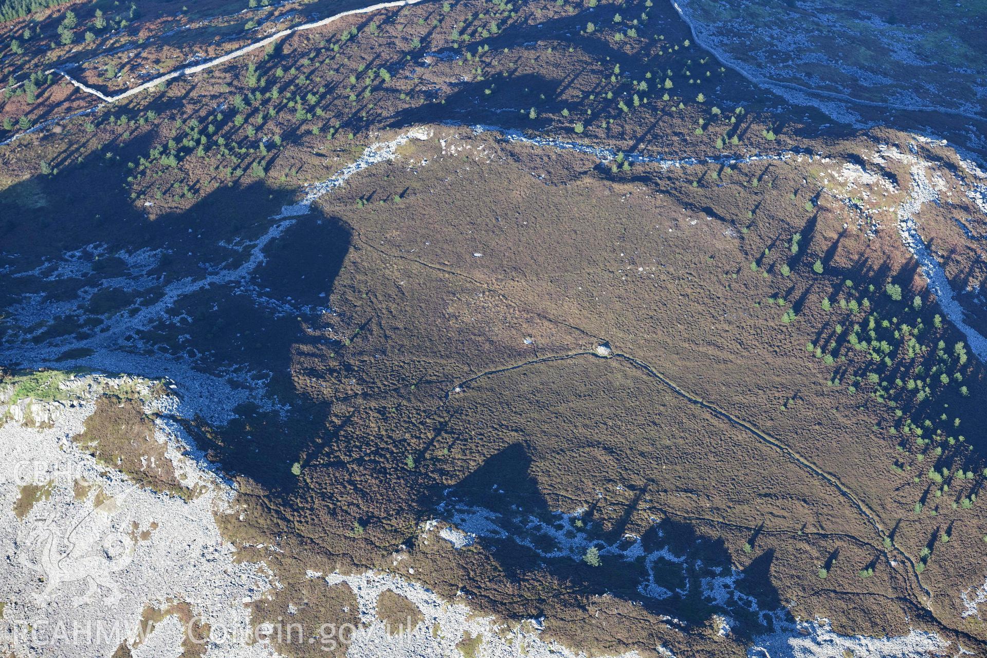 Carn Fadryn hillfort, in evening sunlight