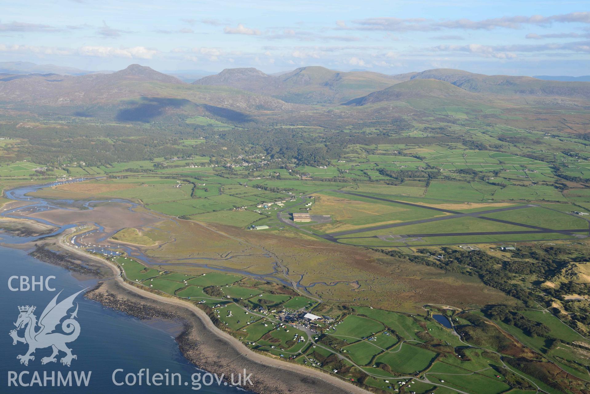 Llanbedr airfield, and Shell Island