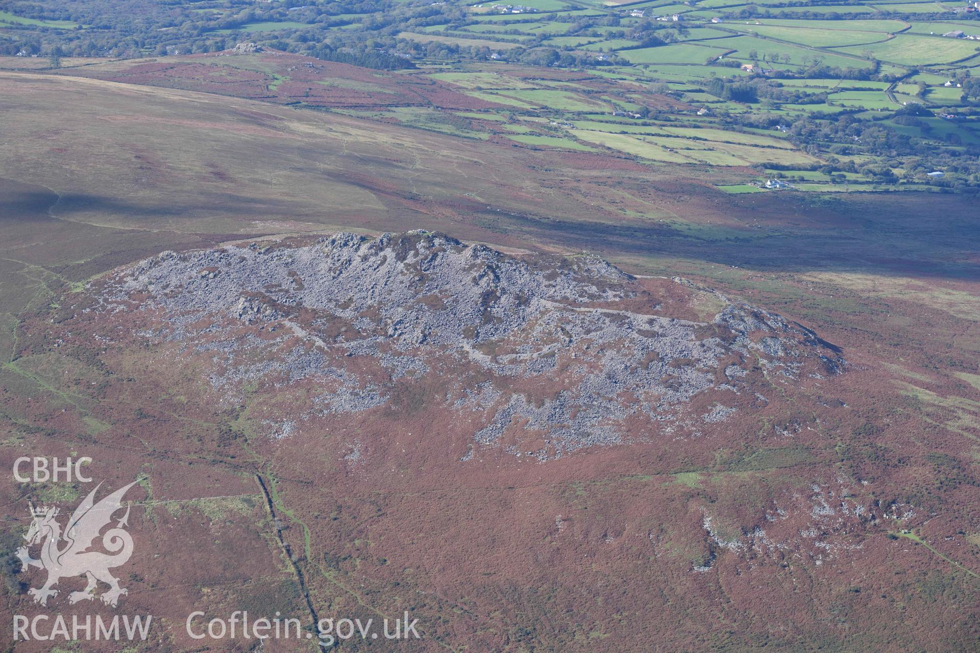 Carningli Camp hillfort, view from east
