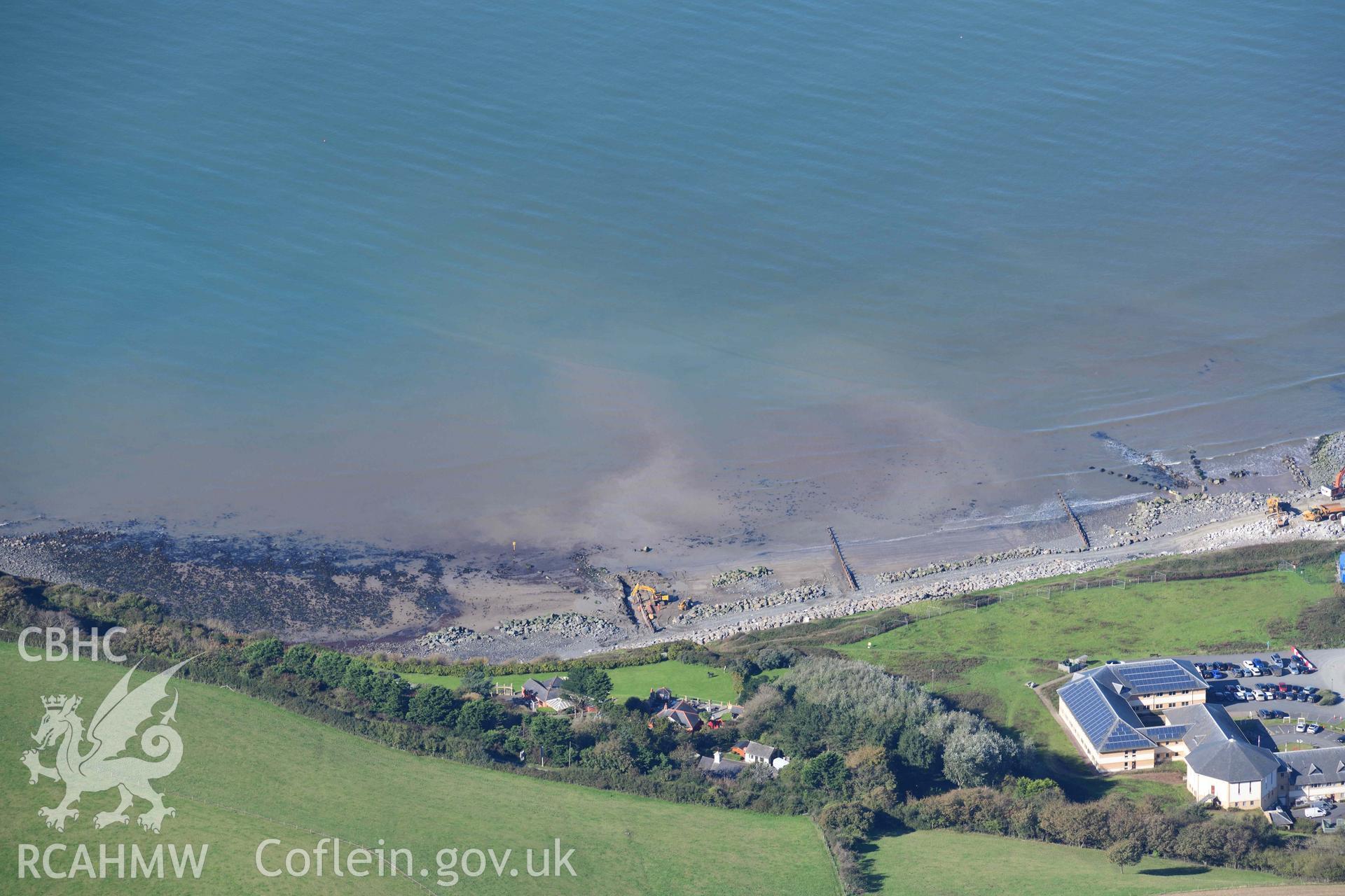 Aberaeron coastal defence works