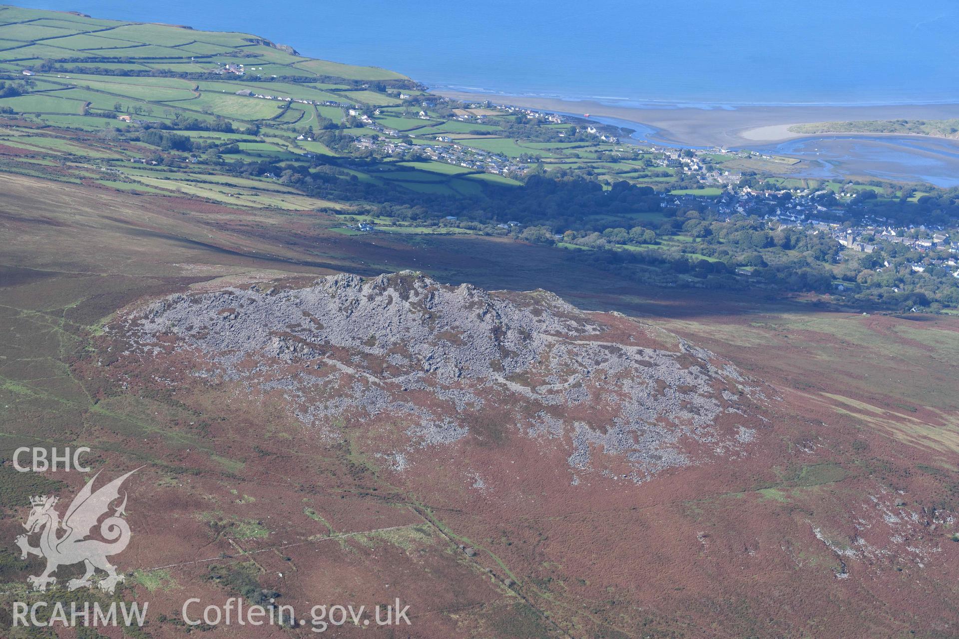 Carningli Camp hillfort, view from east