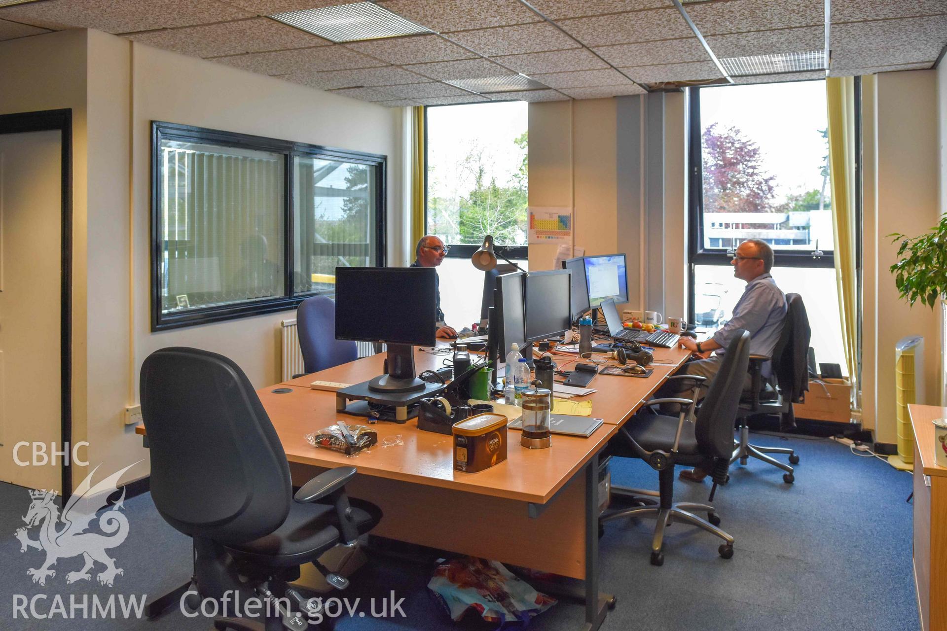 BBC Broadcasting House - Interior, Technology Office: View of the technology office, taken from South-East
