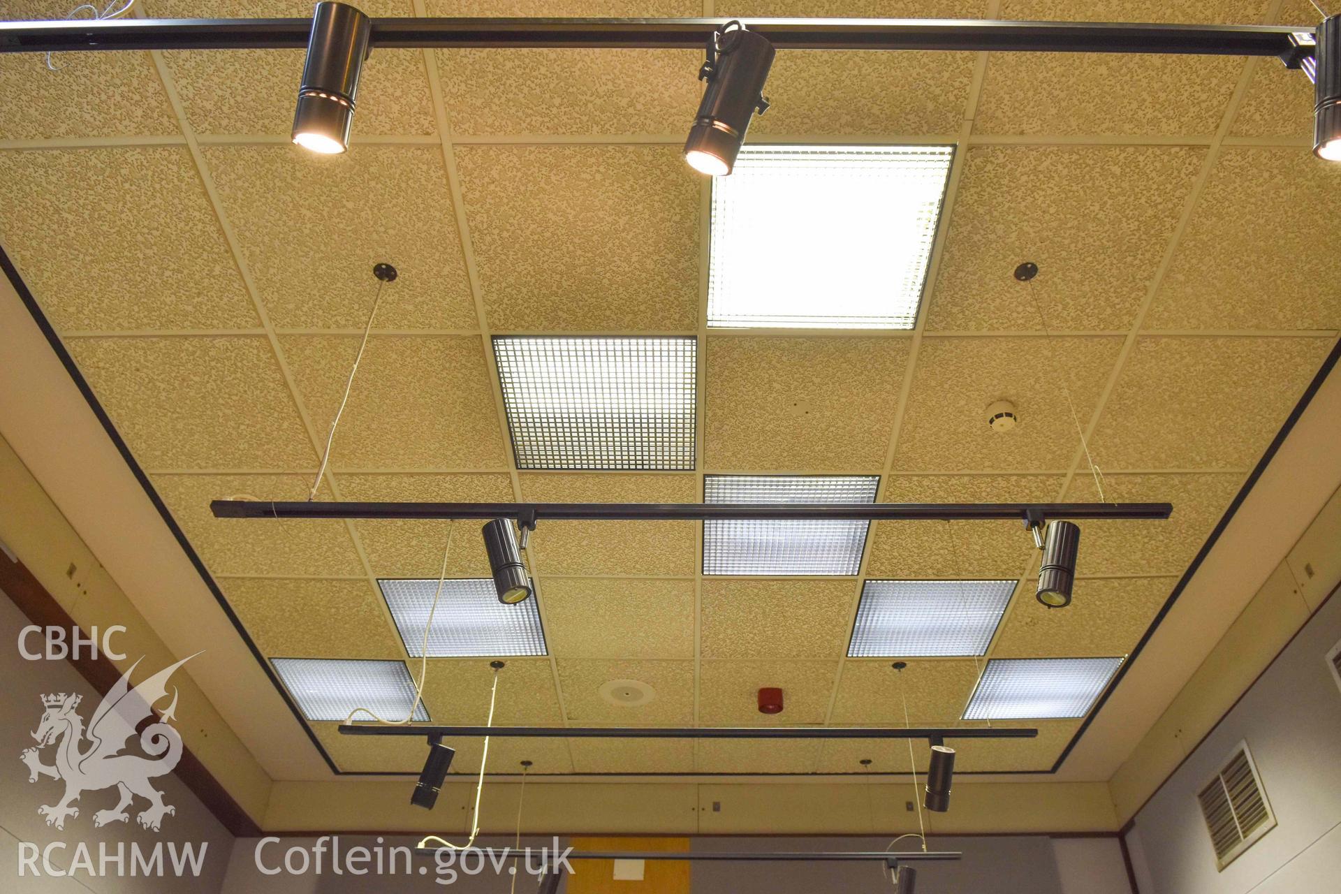 BBC Broadcasting House - Interior, C3 Radio Drama Control Room: View of the control room's ceiling, taken from West