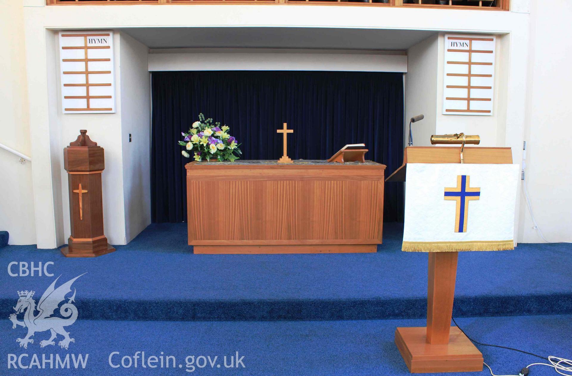 Lectern and altar