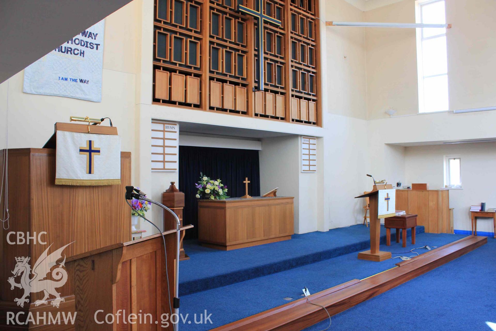 Pulpit and altar