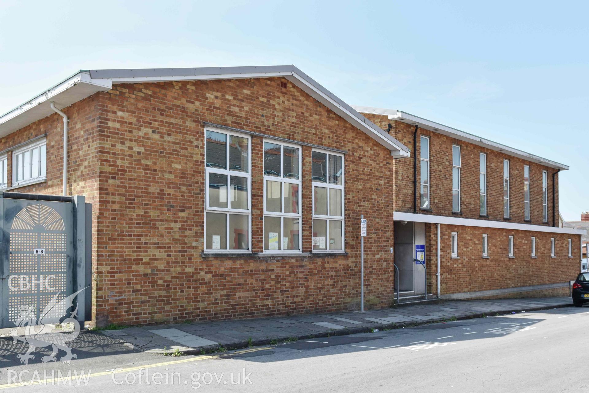 Crossway Methodist Church, exterior 3/4 view from the north-east