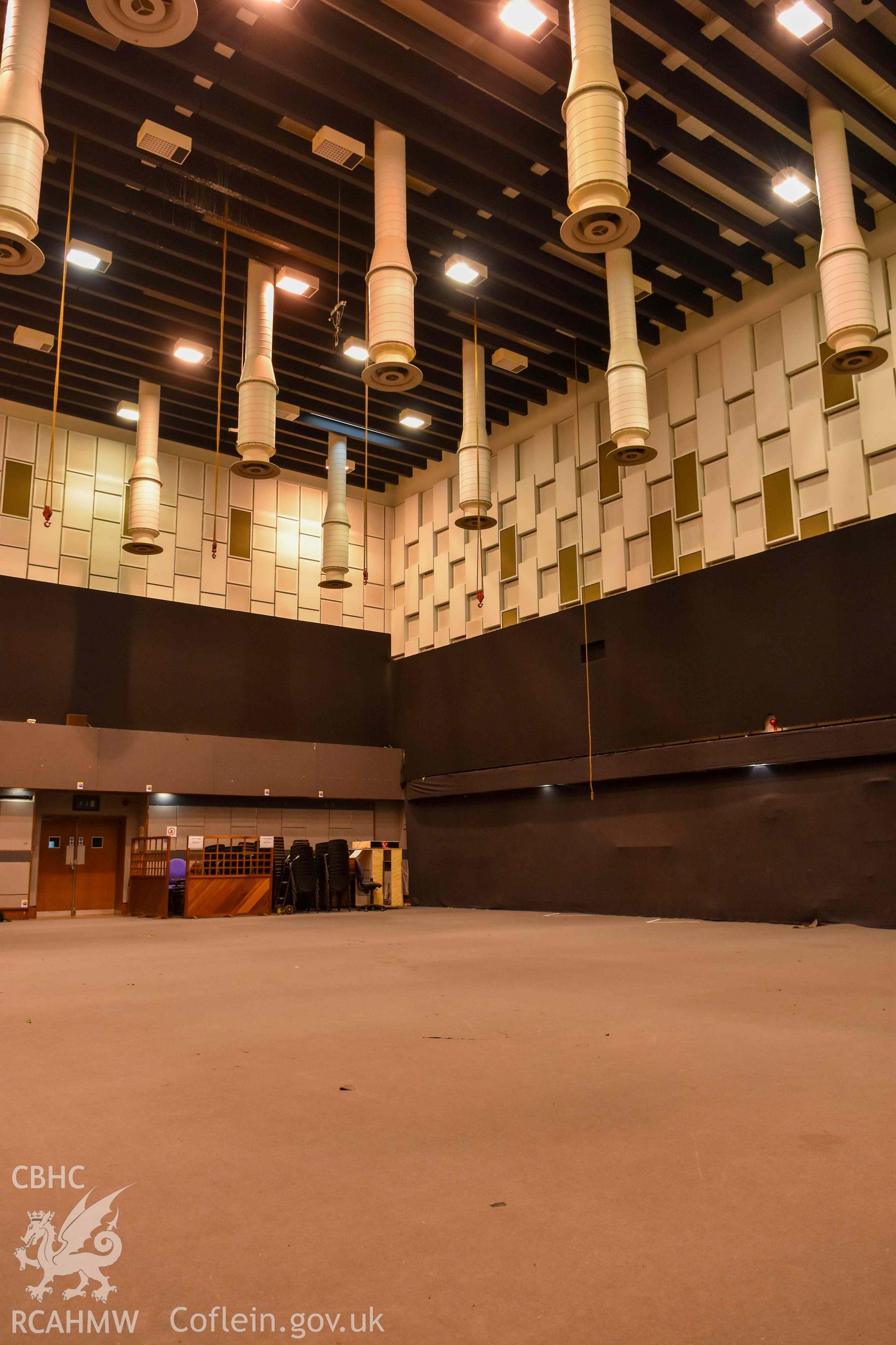 BBC Broadcasting House - Interior, Radio Studio 1: View of the studio, taken from North-West