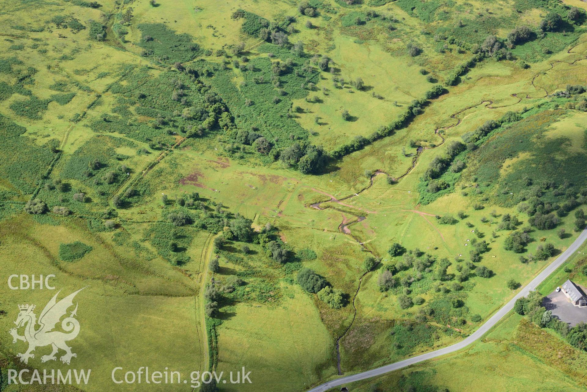 Llawr y Dolau farmstead (site of) with recent military training