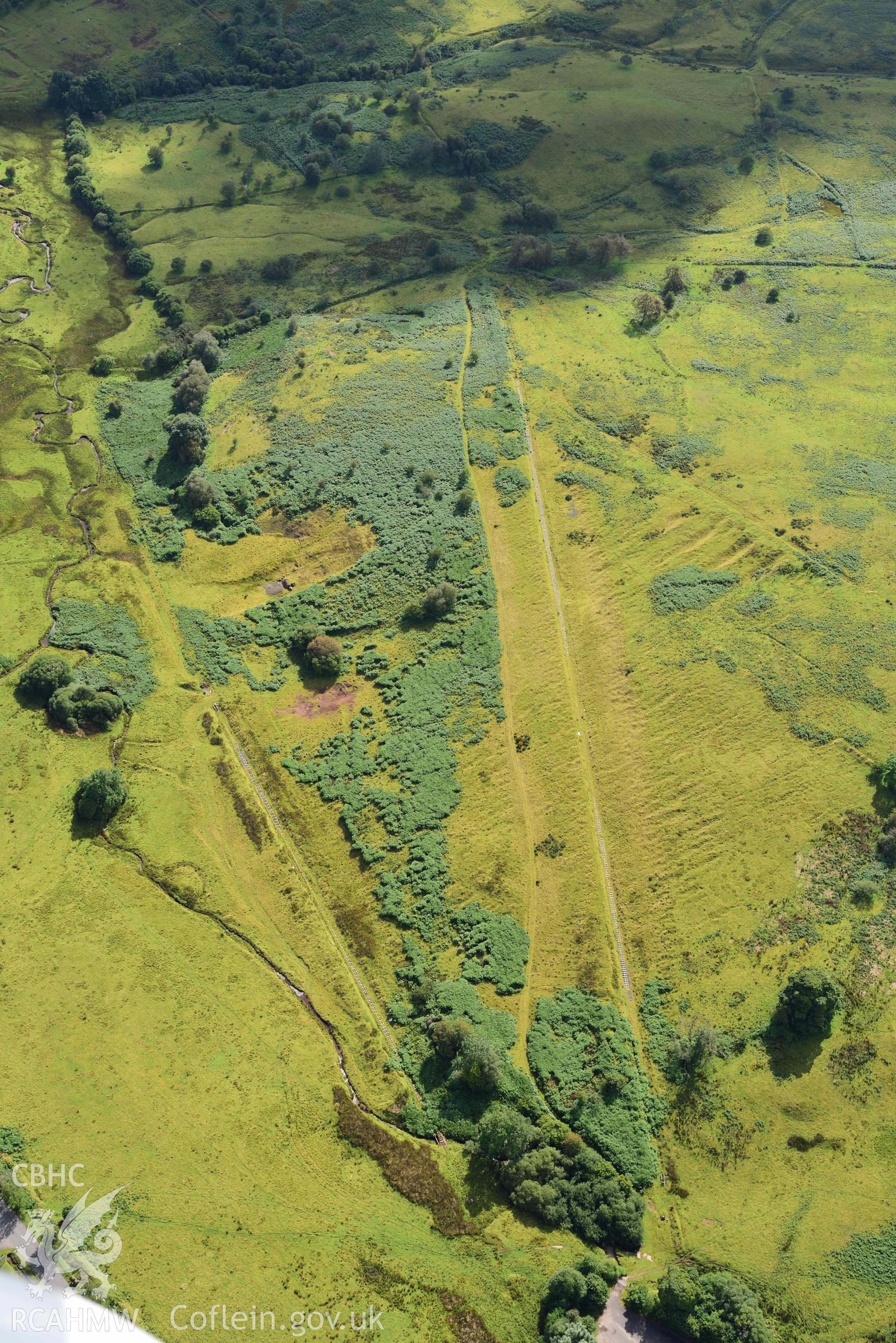 Pentre Dolau Honddu tank training range, and tracked targets