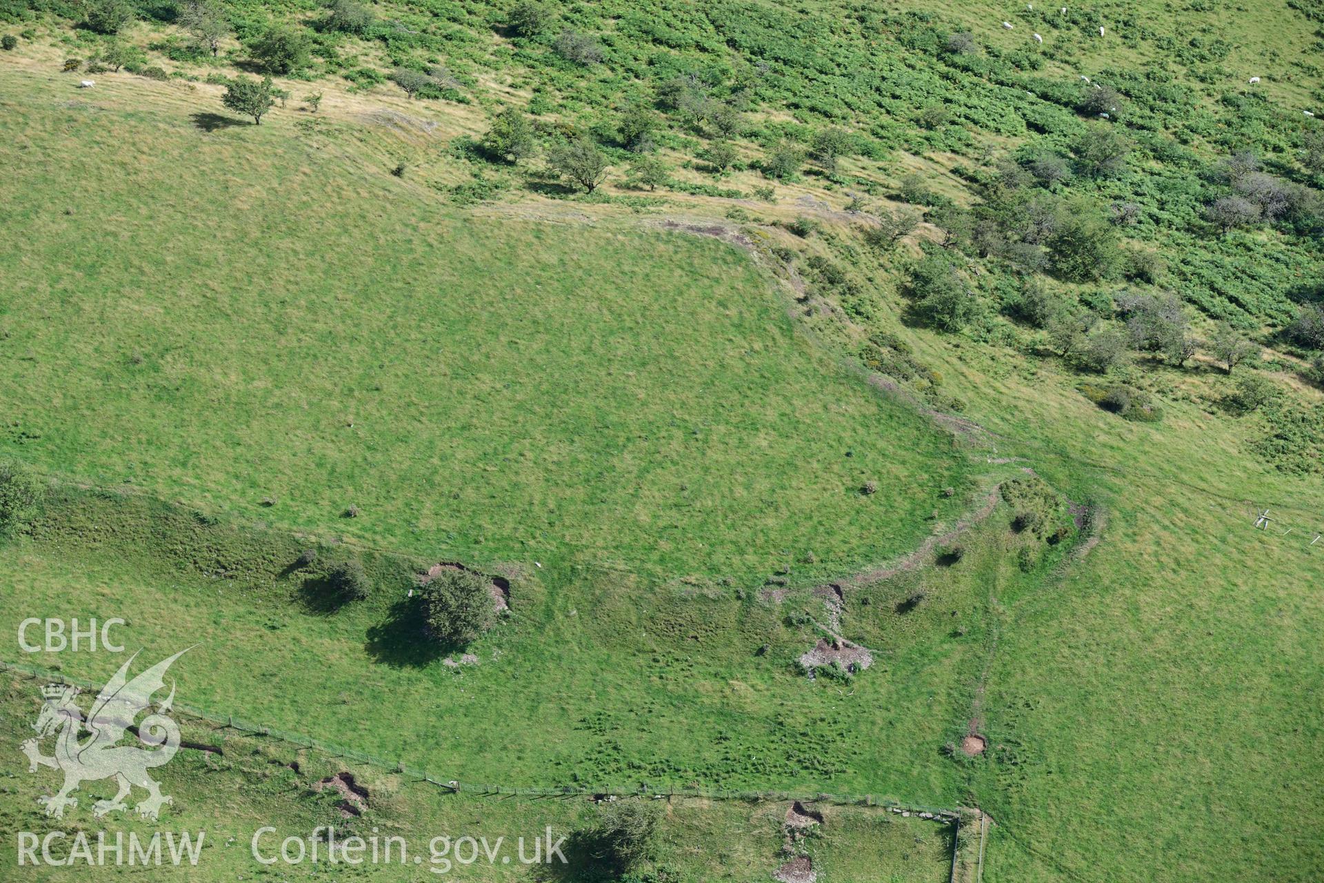 Gaer Fawr hillfort, detail of northern defences