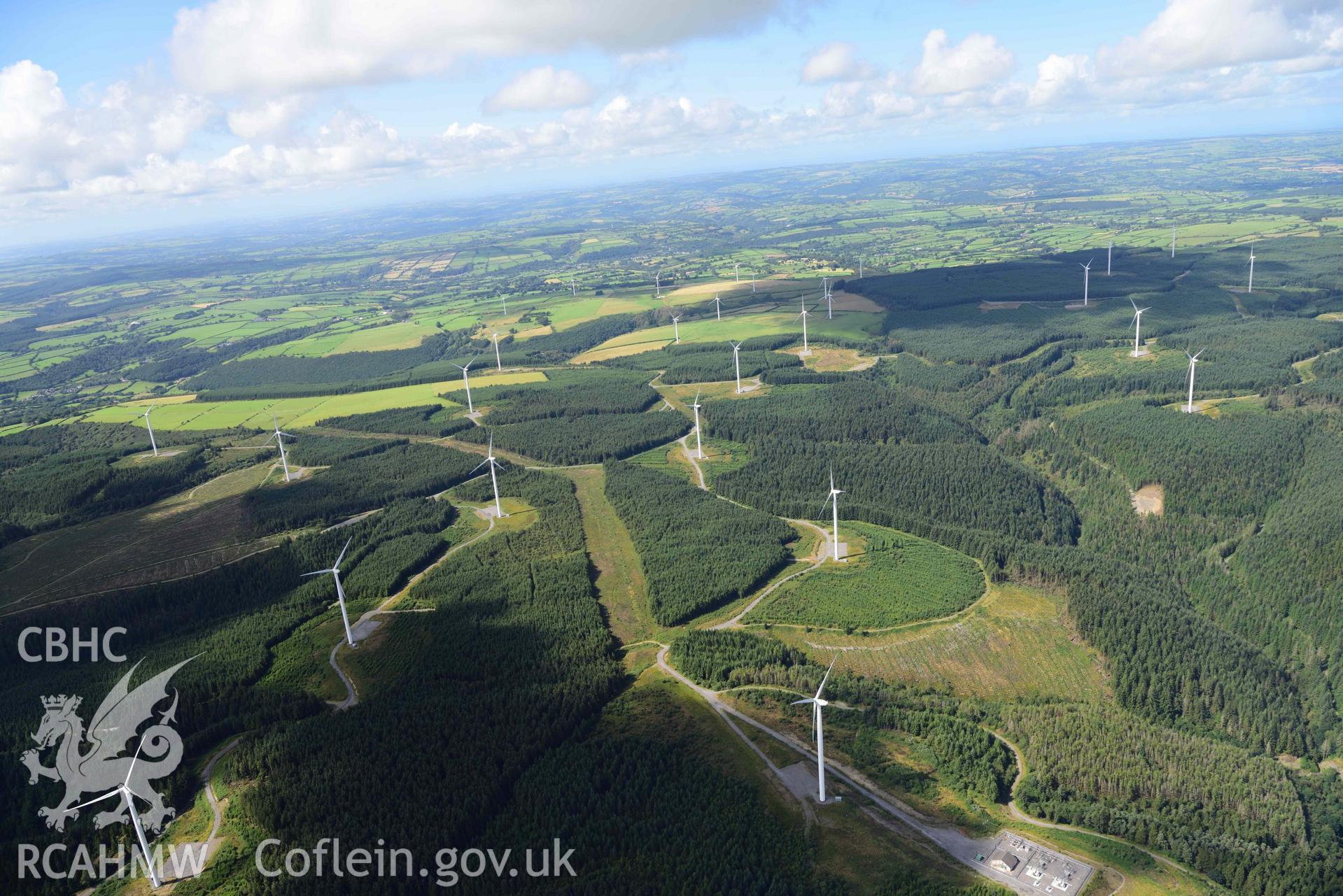 Brechfa wind farm, view from south