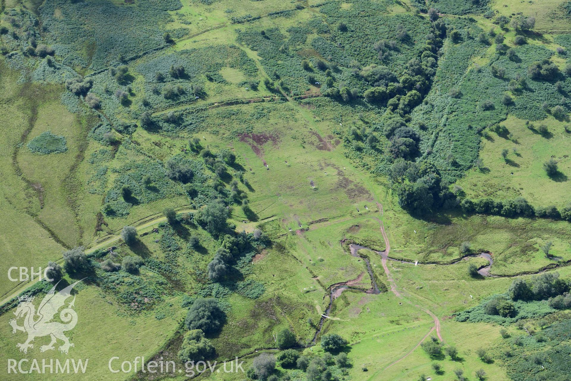 Llawr y Dolau farmstead (site of) with recent military training