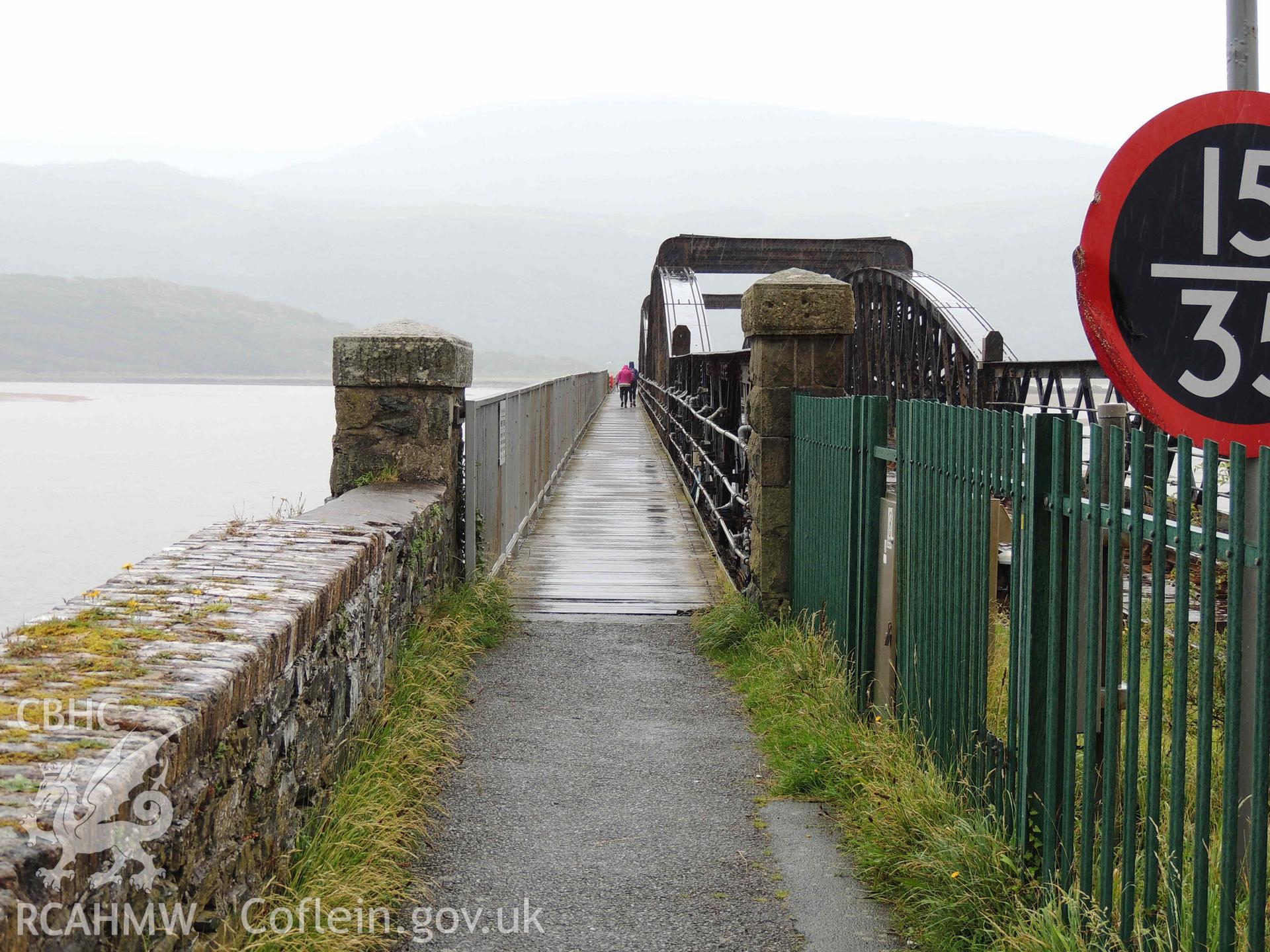 Photograph from a Desk Based Assessment and Site Visit for Barmouth Viaduct, Abermaw. Dated 2020. Project: AW2814.