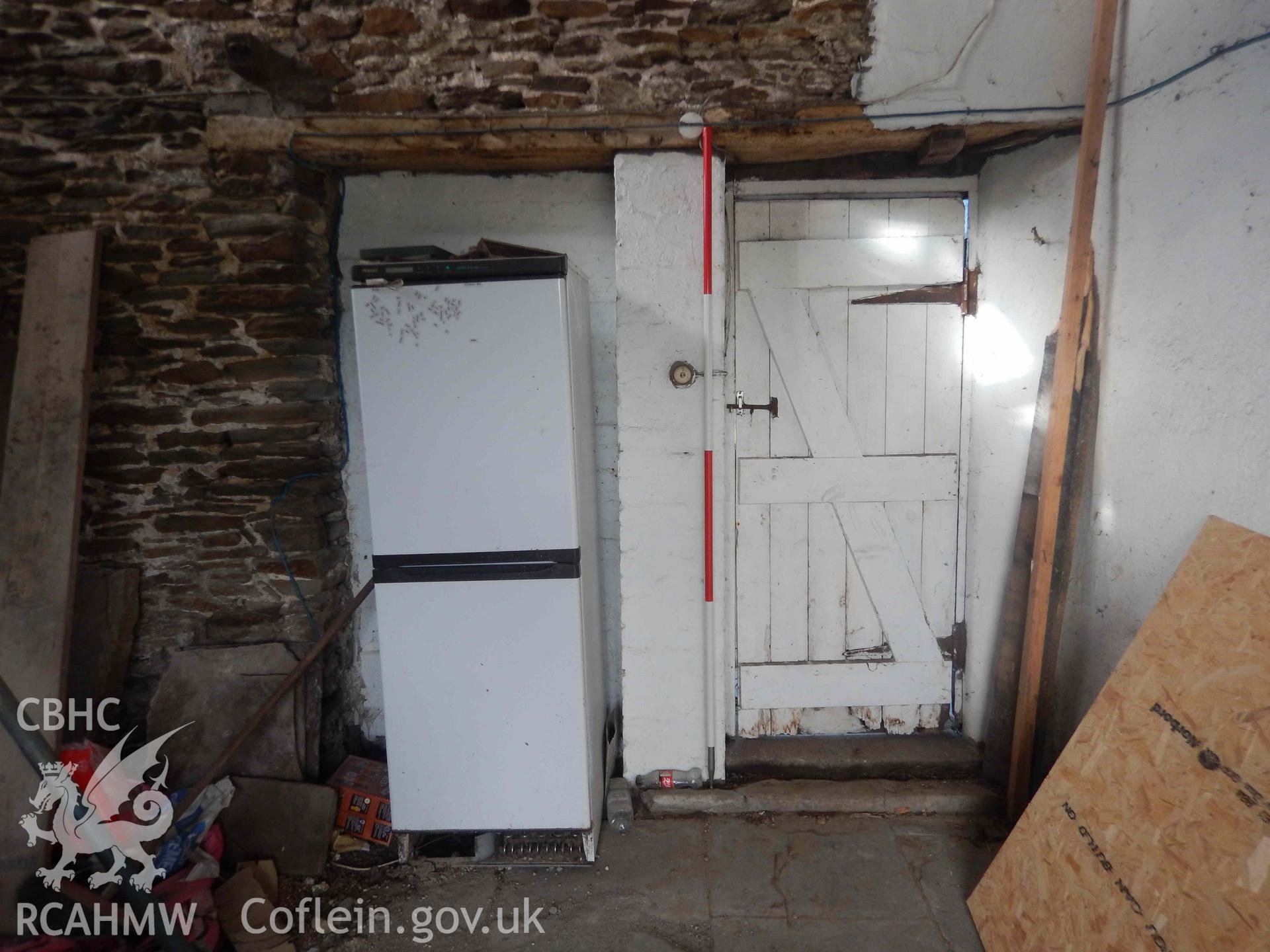 Photograph from an Archaeological Level 2 Building Recording for Ty'r Person Farm, Upper Church Village, Pontypridd. Project: AW2816.