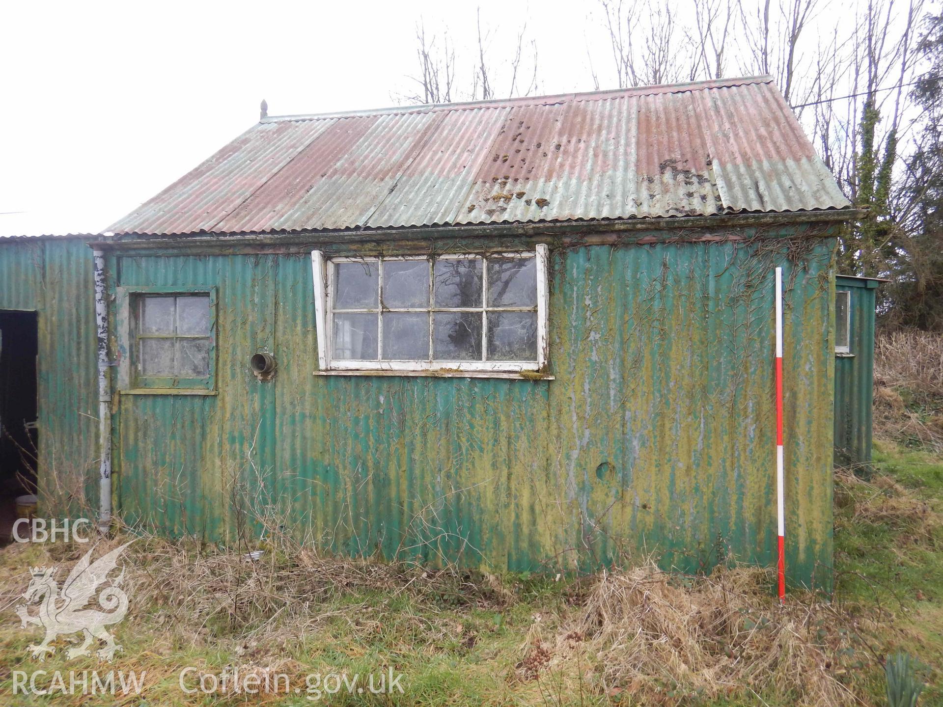 Photograph from a Level 2 Building Survey for Game keepers lodge, Llandefalle. Dated 2021. Project: AW2882.